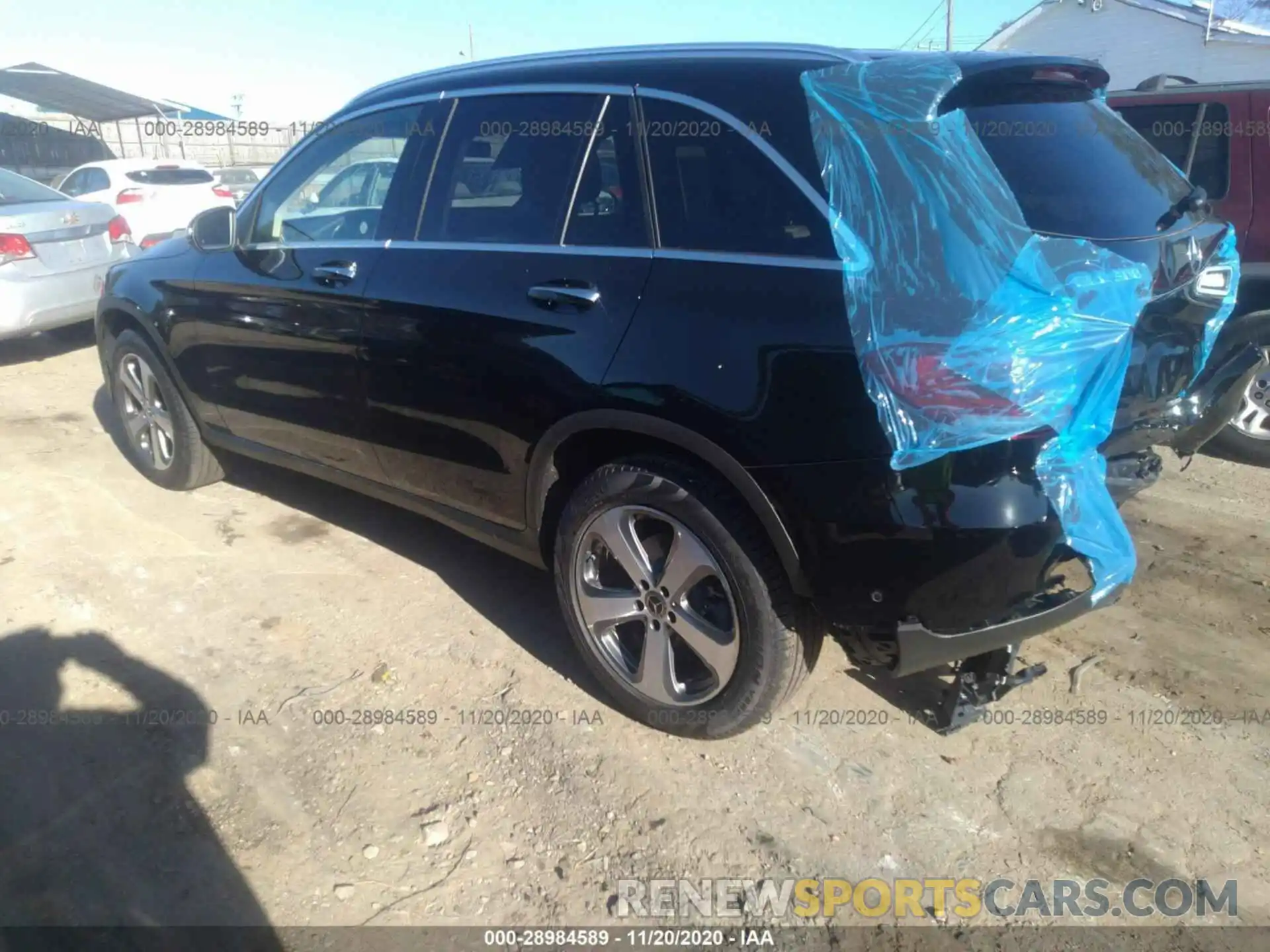 3 Фотография поврежденного автомобиля W1N0G8DB4LV258723 MERCEDES-BENZ GLC 2020