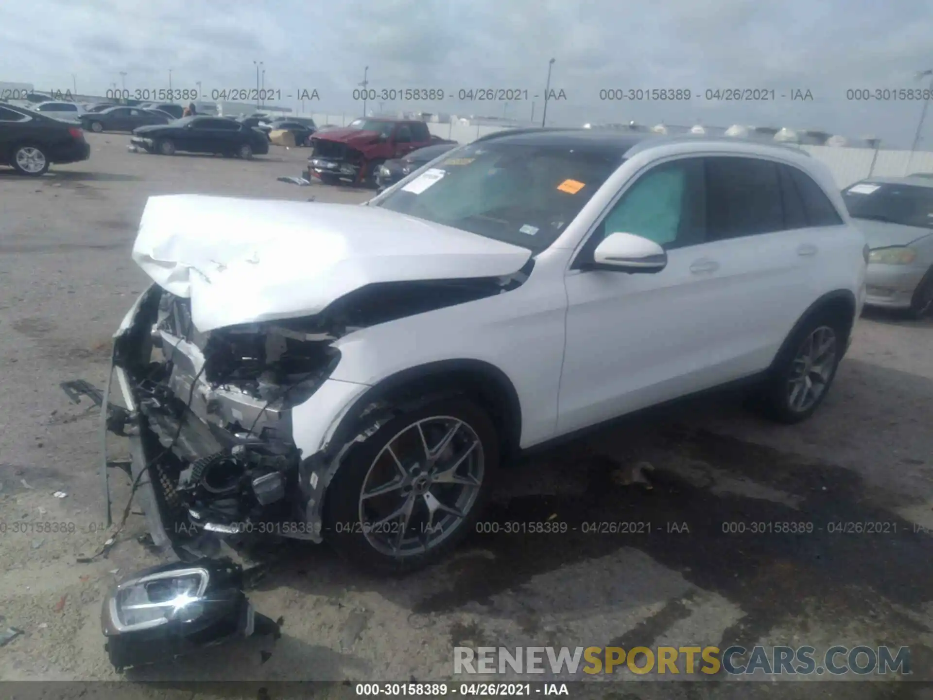 2 Photograph of a damaged car W1N0G8DB5LF771134 MERCEDES-BENZ GLC 2020