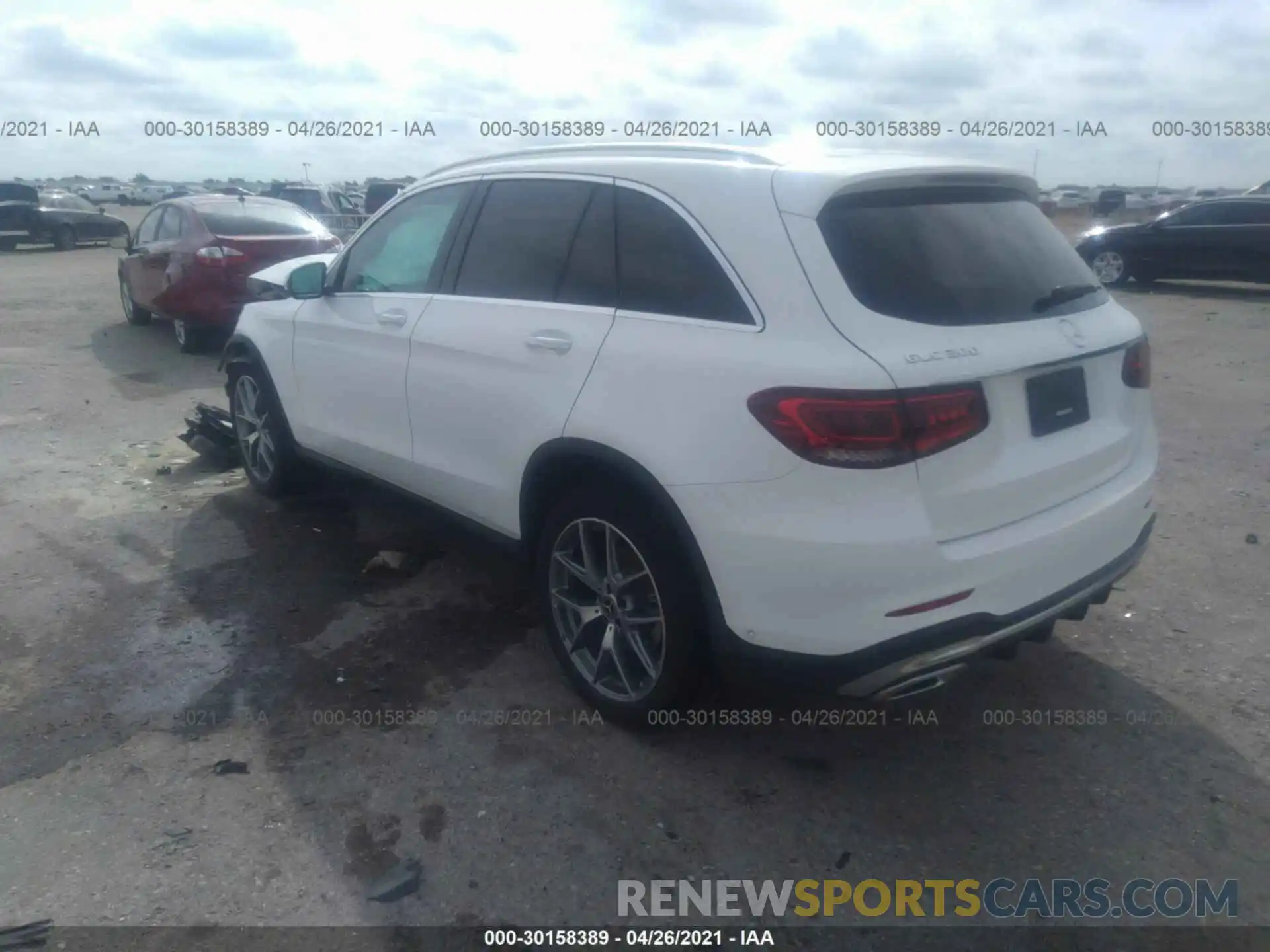 3 Photograph of a damaged car W1N0G8DB5LF771134 MERCEDES-BENZ GLC 2020