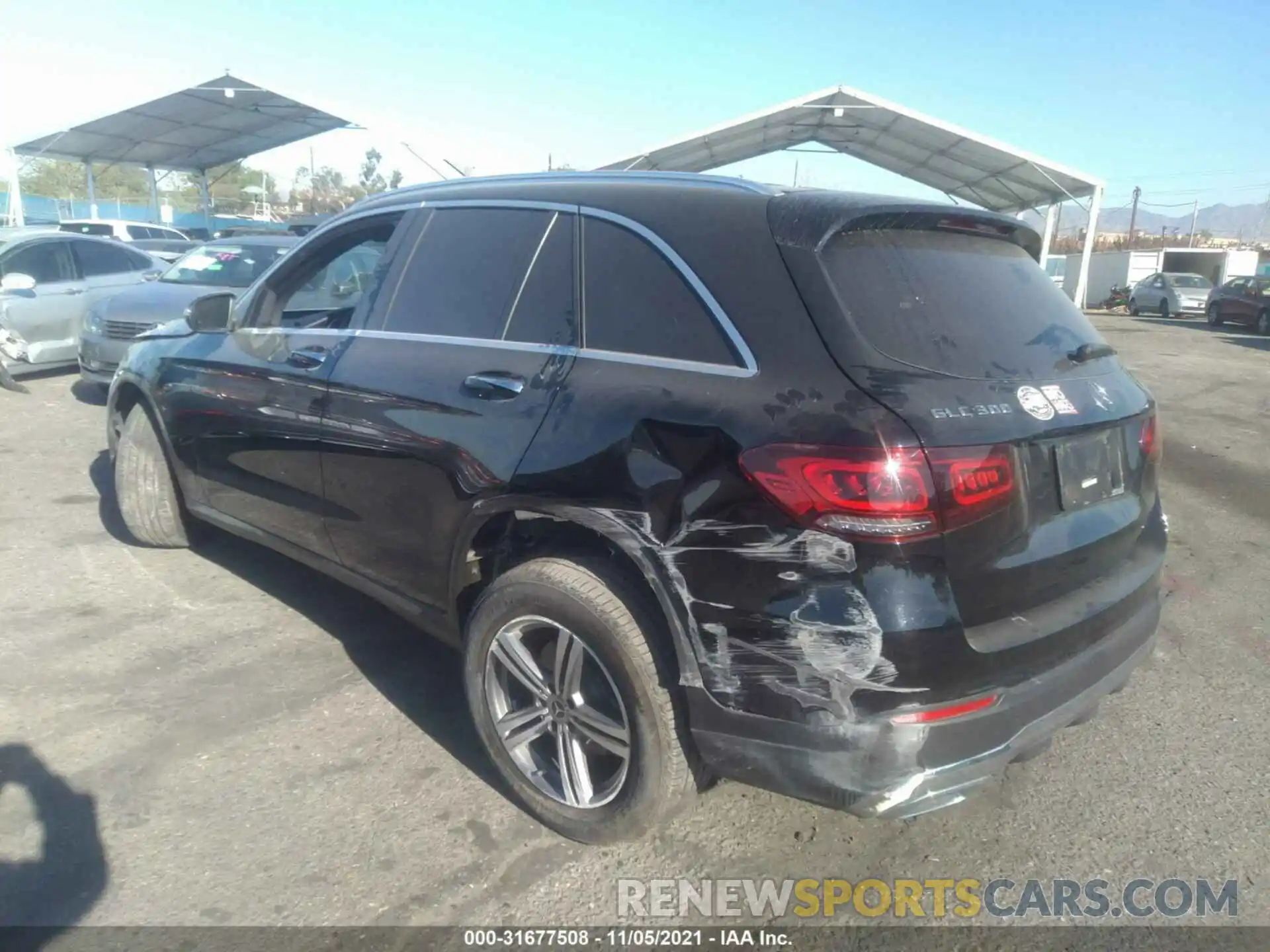 3 Photograph of a damaged car W1N0G8DB5LF793943 MERCEDES-BENZ GLC 2020