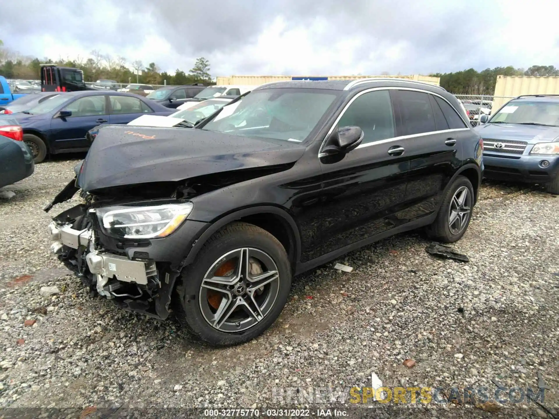 2 Фотография поврежденного автомобиля W1N0G8DB6LF833348 MERCEDES-BENZ GLC 2020