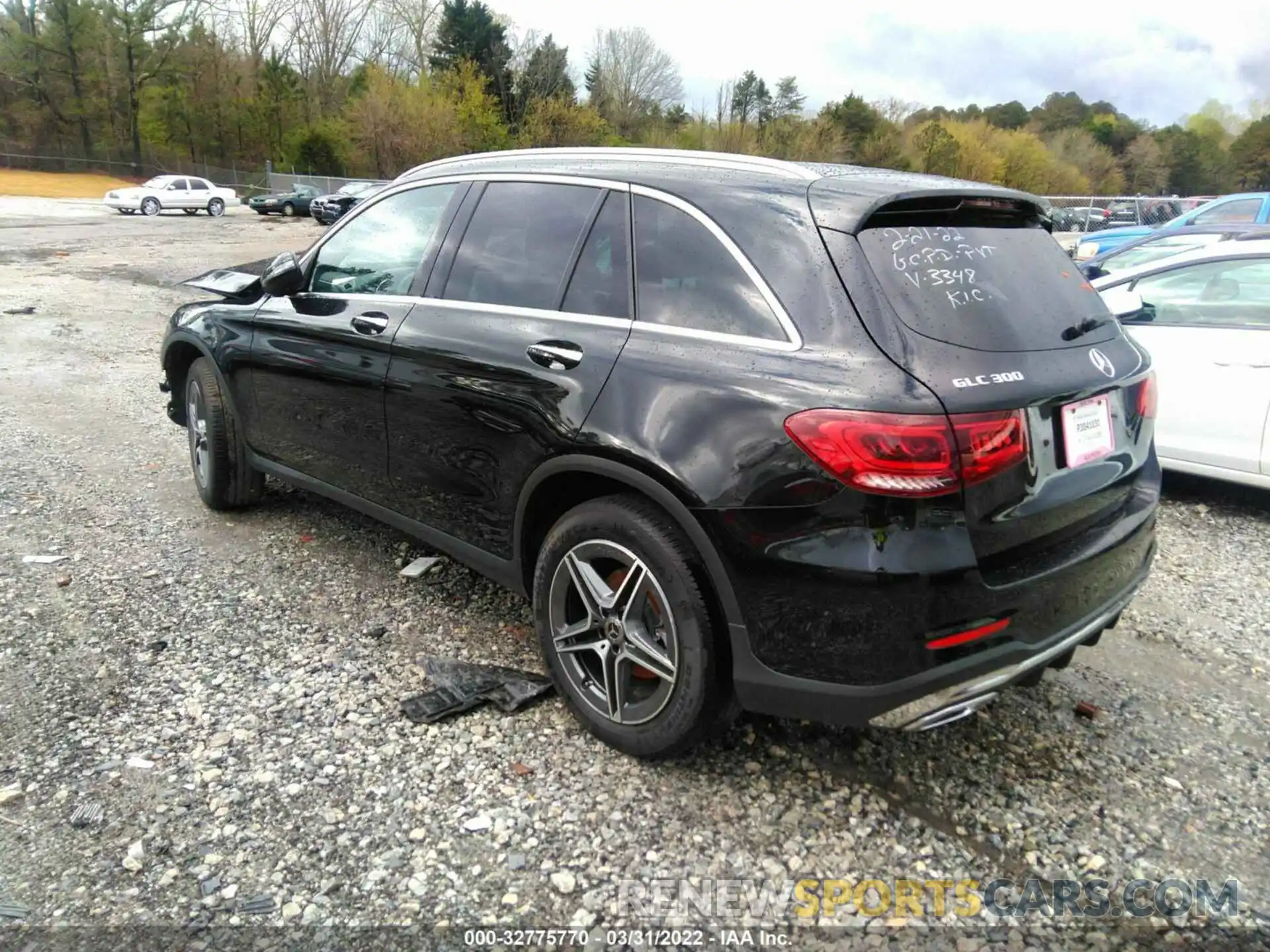 3 Фотография поврежденного автомобиля W1N0G8DB6LF833348 MERCEDES-BENZ GLC 2020