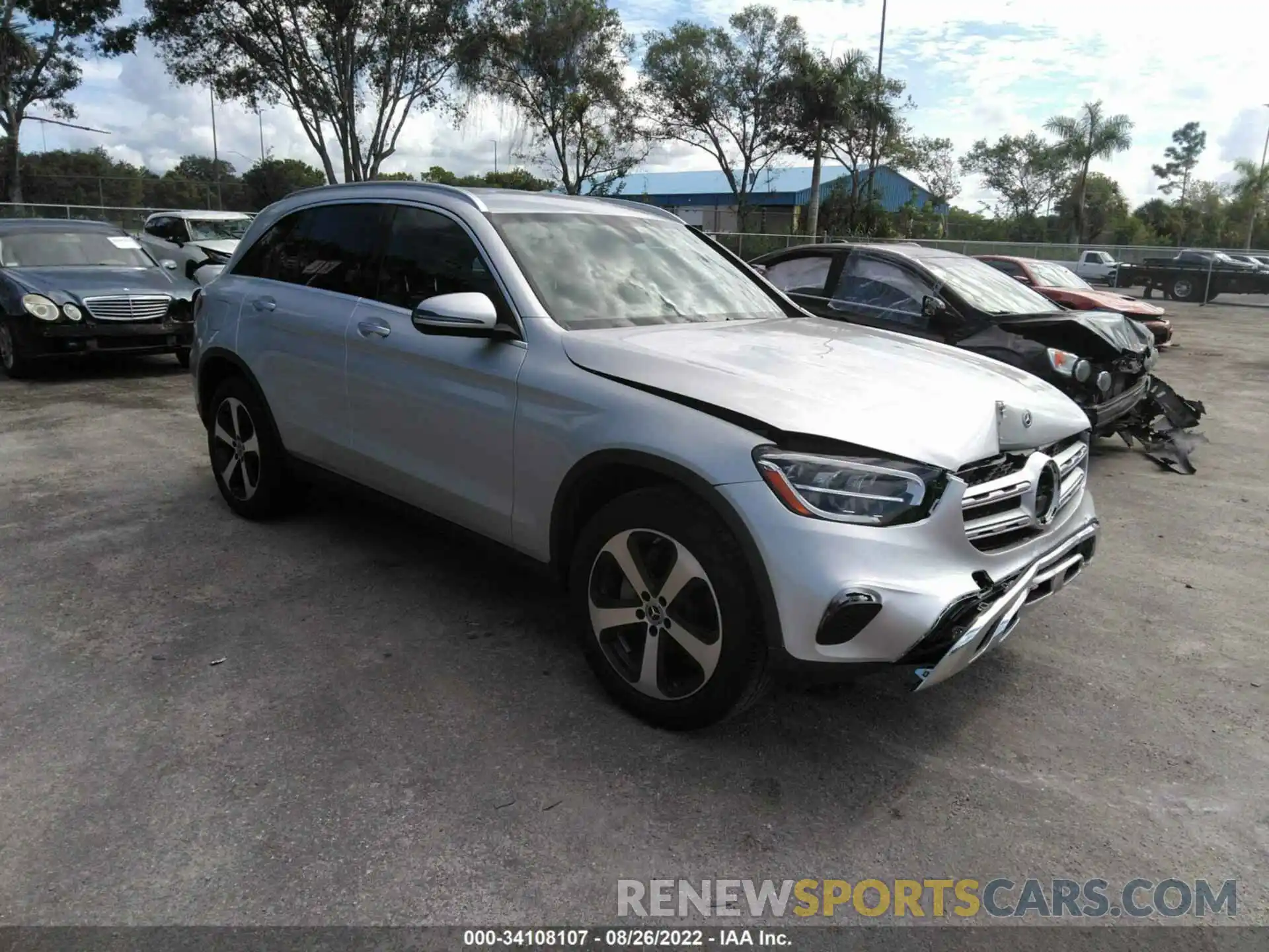 1 Photograph of a damaged car W1N0G8DB9LF789944 MERCEDES-BENZ GLC 2020