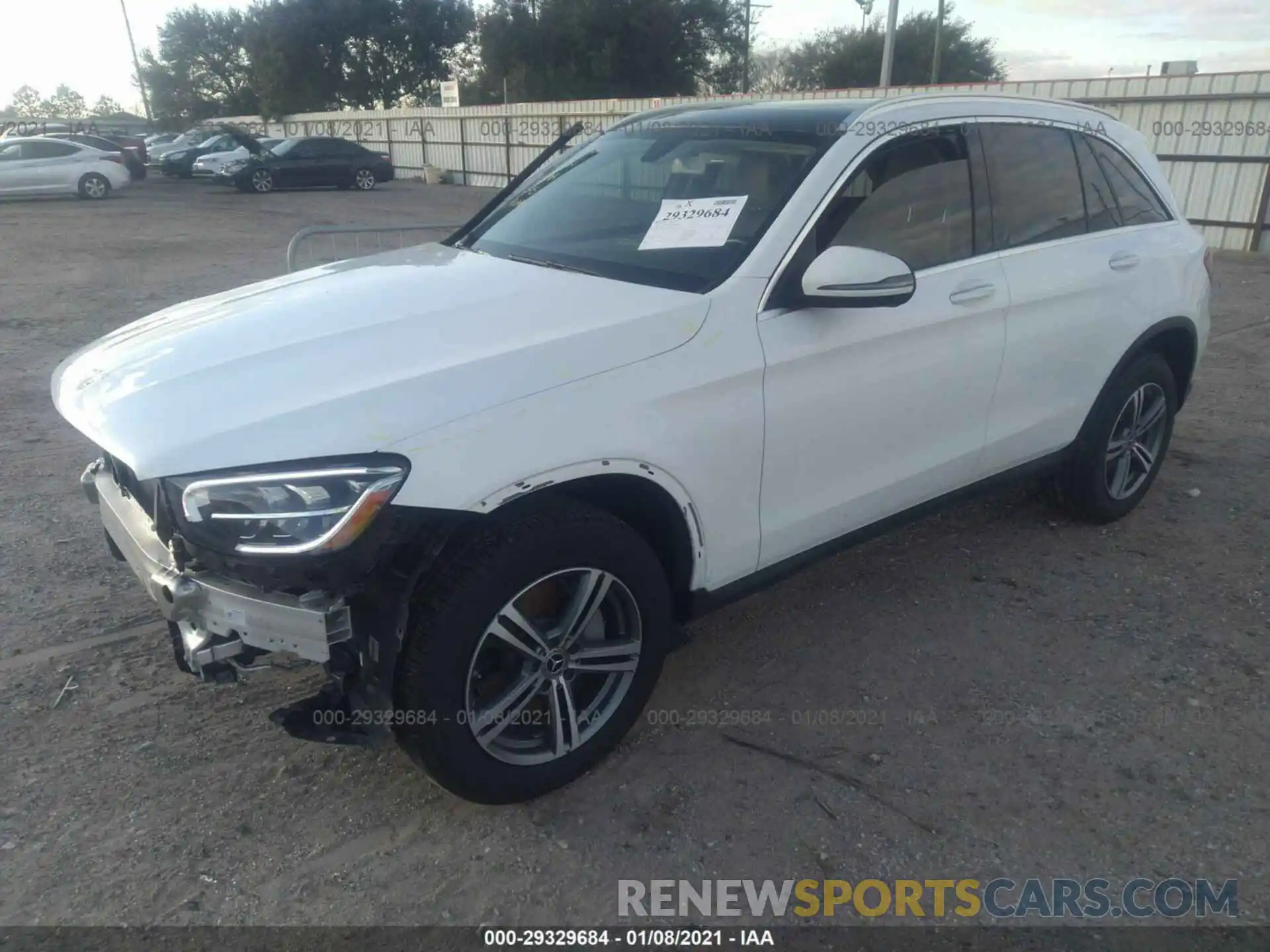 2 Photograph of a damaged car W1N0G8DB9LF808170 MERCEDES-BENZ GLC 2020