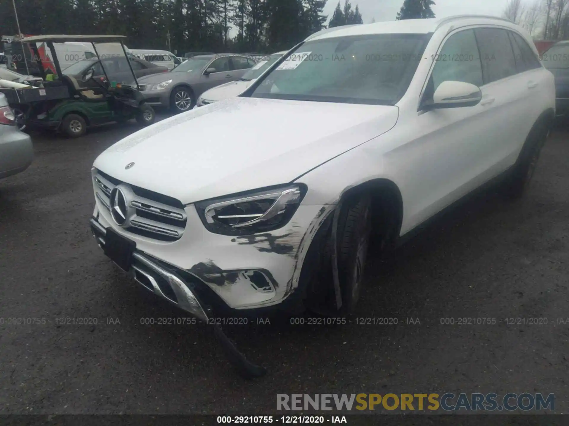 2 Фотография поврежденного автомобиля W1N0G8DBXLF781609 MERCEDES-BENZ GLC 2020