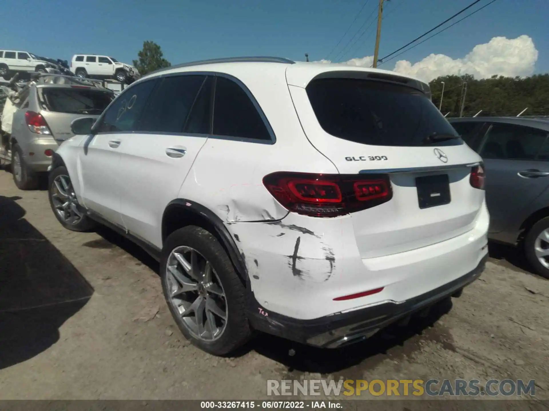 3 Photograph of a damaged car W1N0G8DBXLF855272 MERCEDES-BENZ GLC 2020