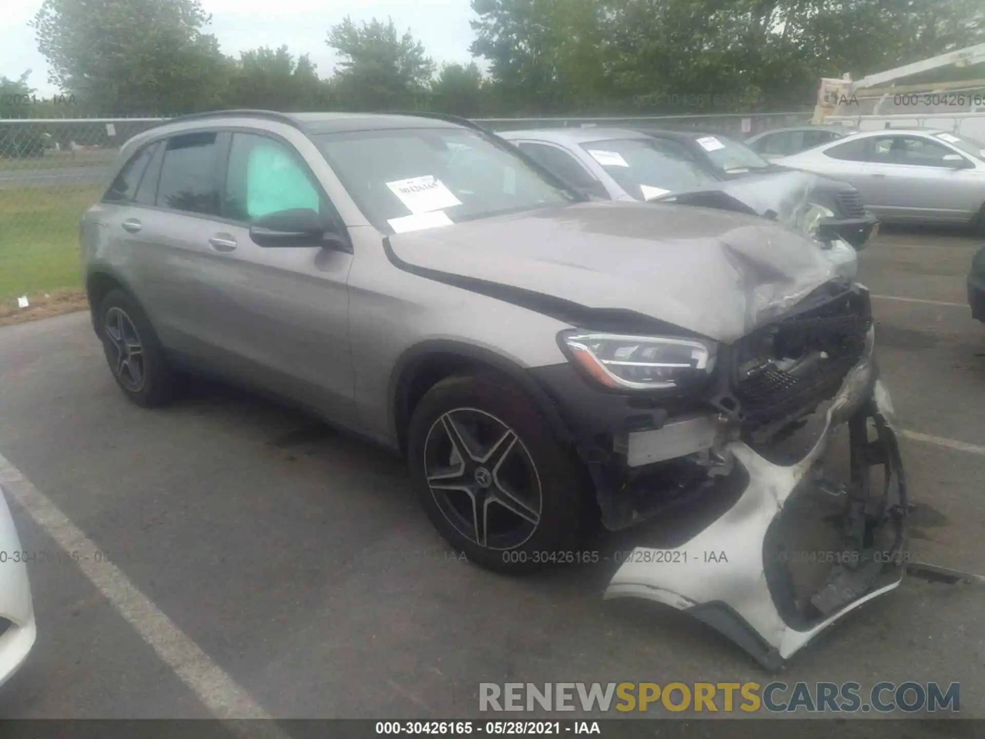 1 Photograph of a damaged car W1N0G8EB0LF757785 MERCEDES-BENZ GLC 2020