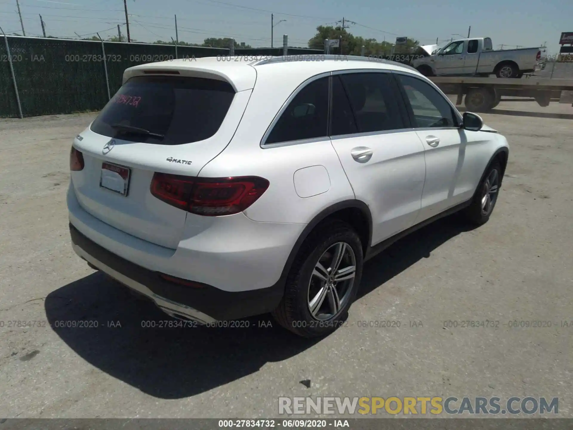 4 Фотография поврежденного автомобиля W1N0G8EB2LF781991 MERCEDES-BENZ GLC 2020