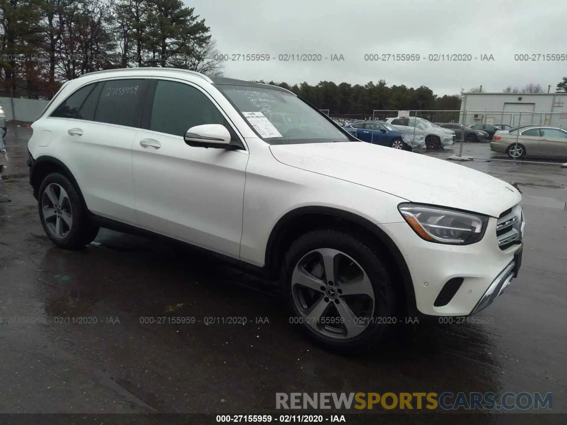 1 Photograph of a damaged car W1N0G8EB4LF765825 MERCEDES-BENZ GLC 2020