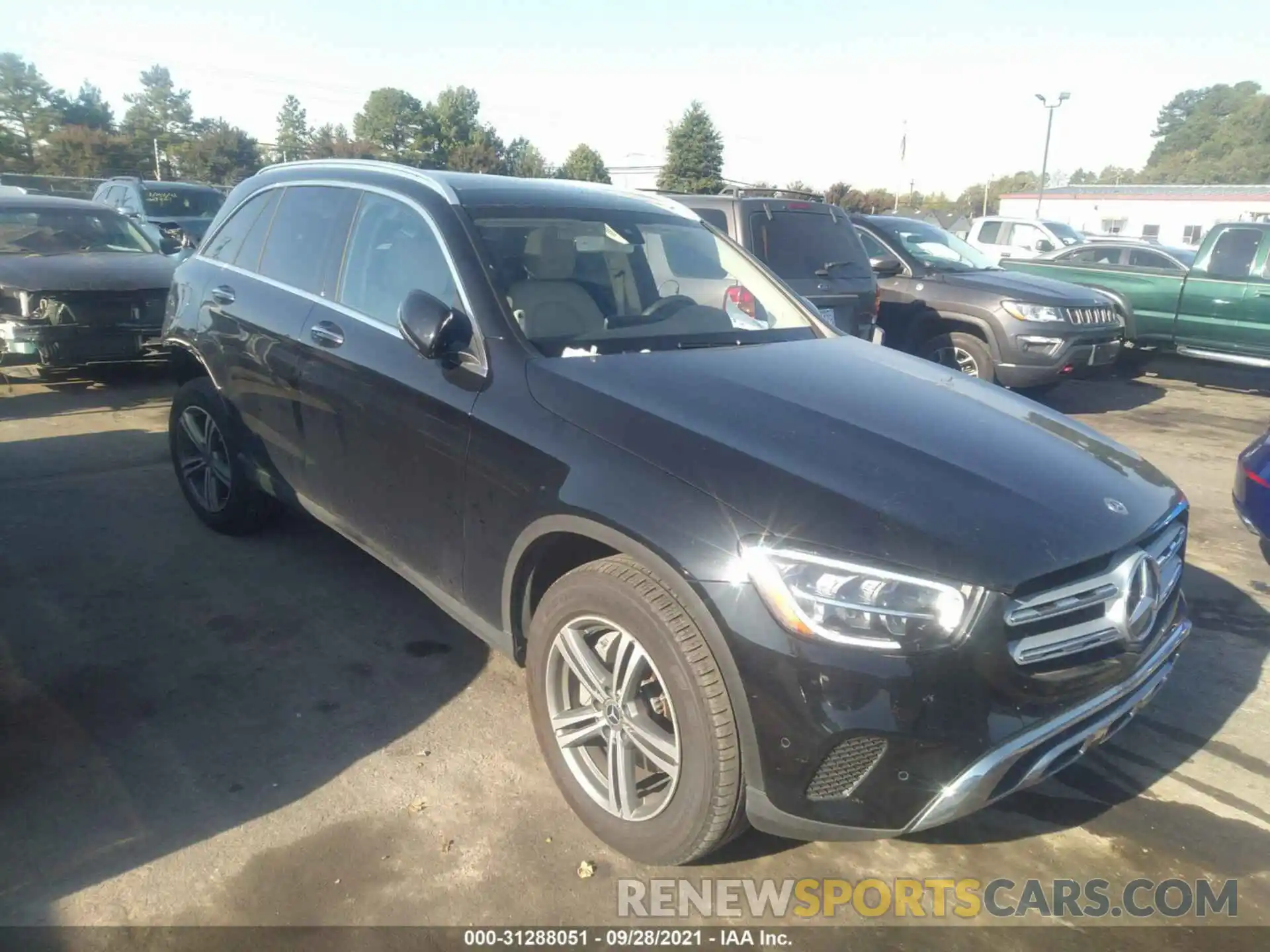 1 Photograph of a damaged car W1N0G8EB5LF862550 MERCEDES-BENZ GLC 2020