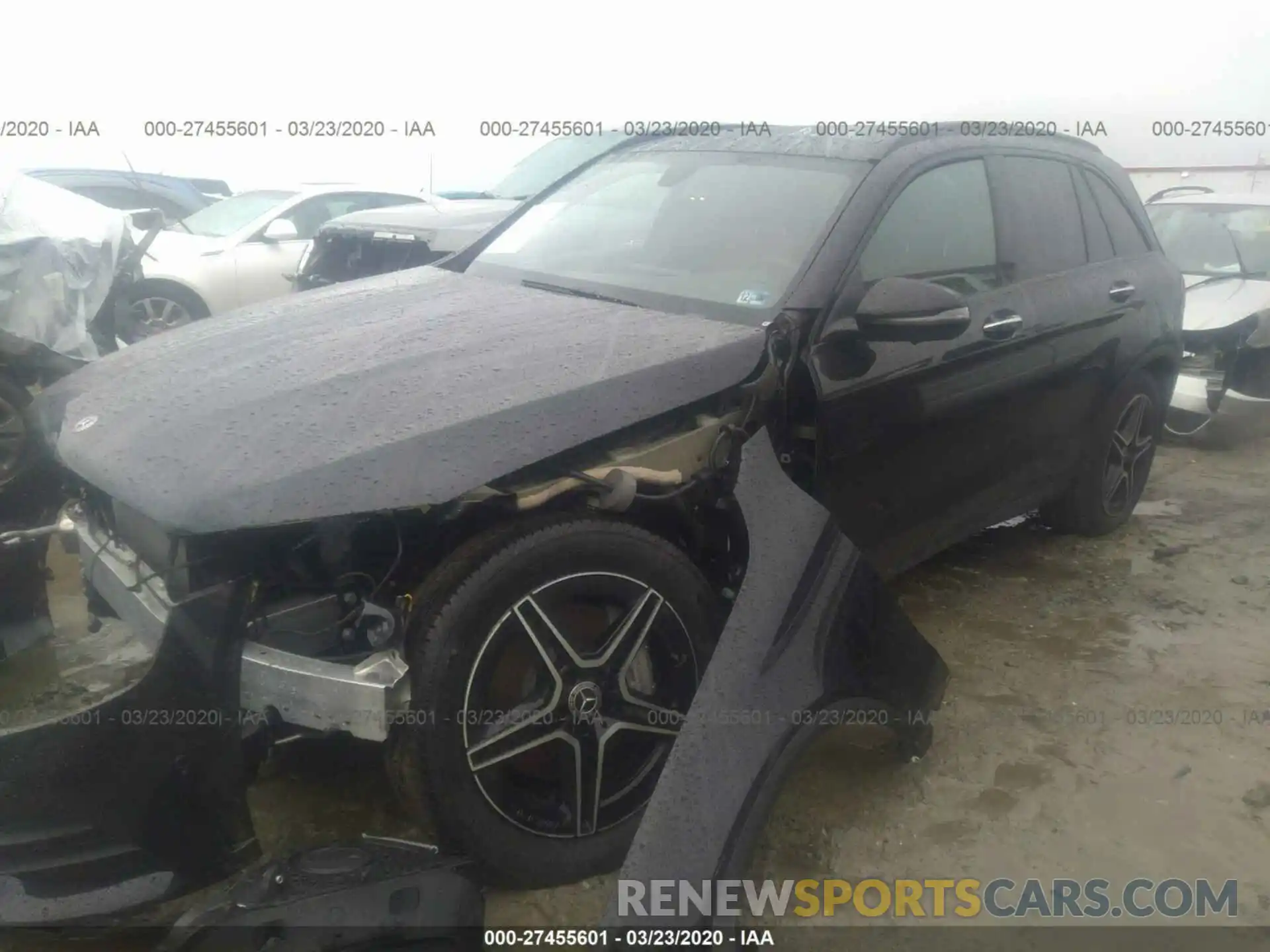 2 Photograph of a damaged car W1N0G8EB6LF757385 MERCEDES-BENZ GLC 2020