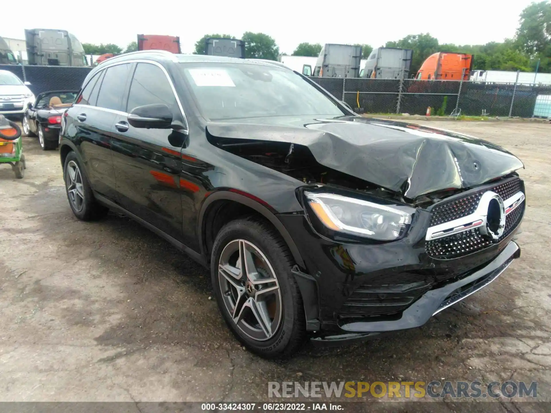 1 Photograph of a damaged car W1N0G8EB6LF769150 MERCEDES-BENZ GLC 2020