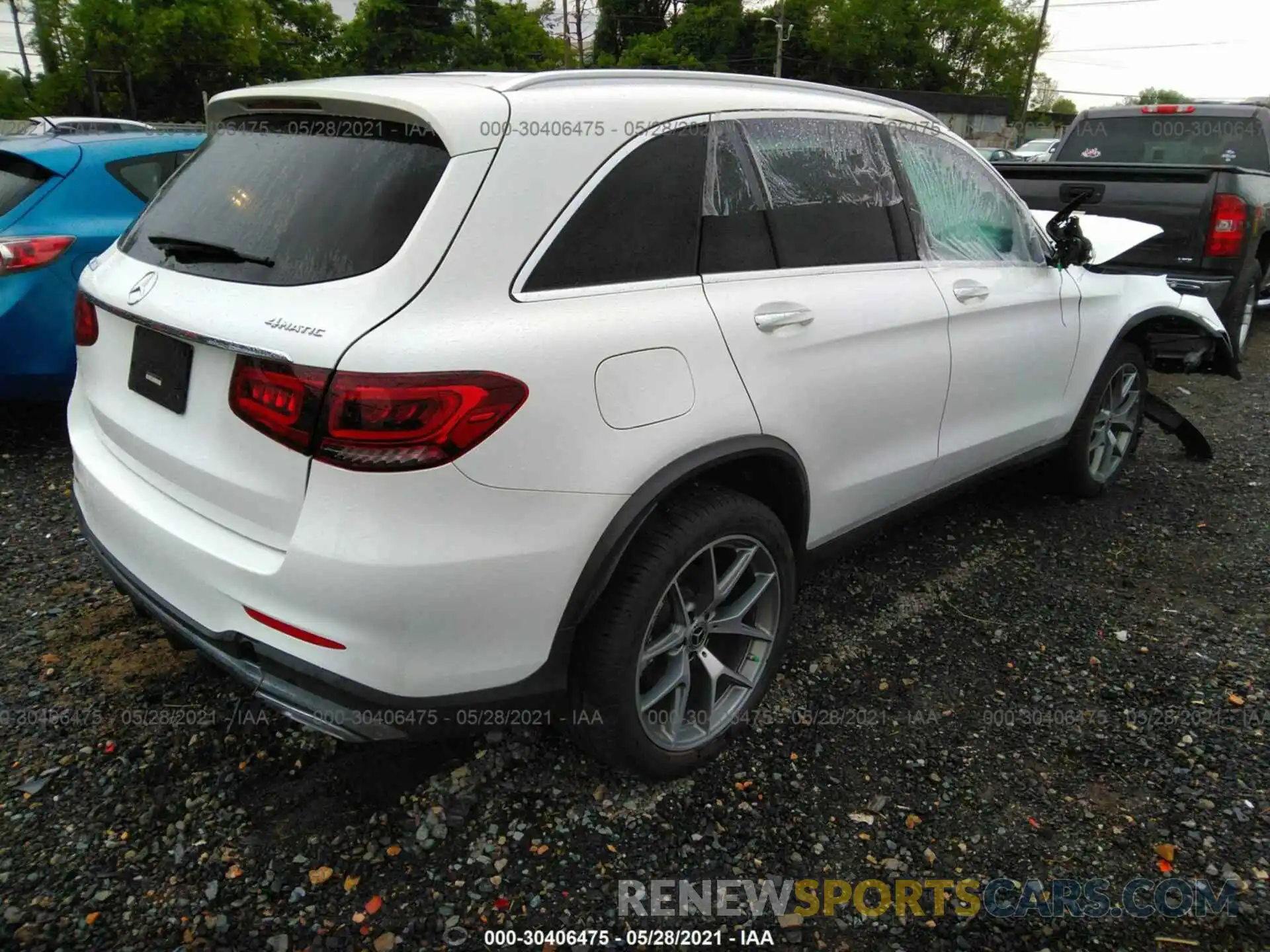 4 Фотография поврежденного автомобиля W1N0G8EB6LF810926 MERCEDES-BENZ GLC 2020