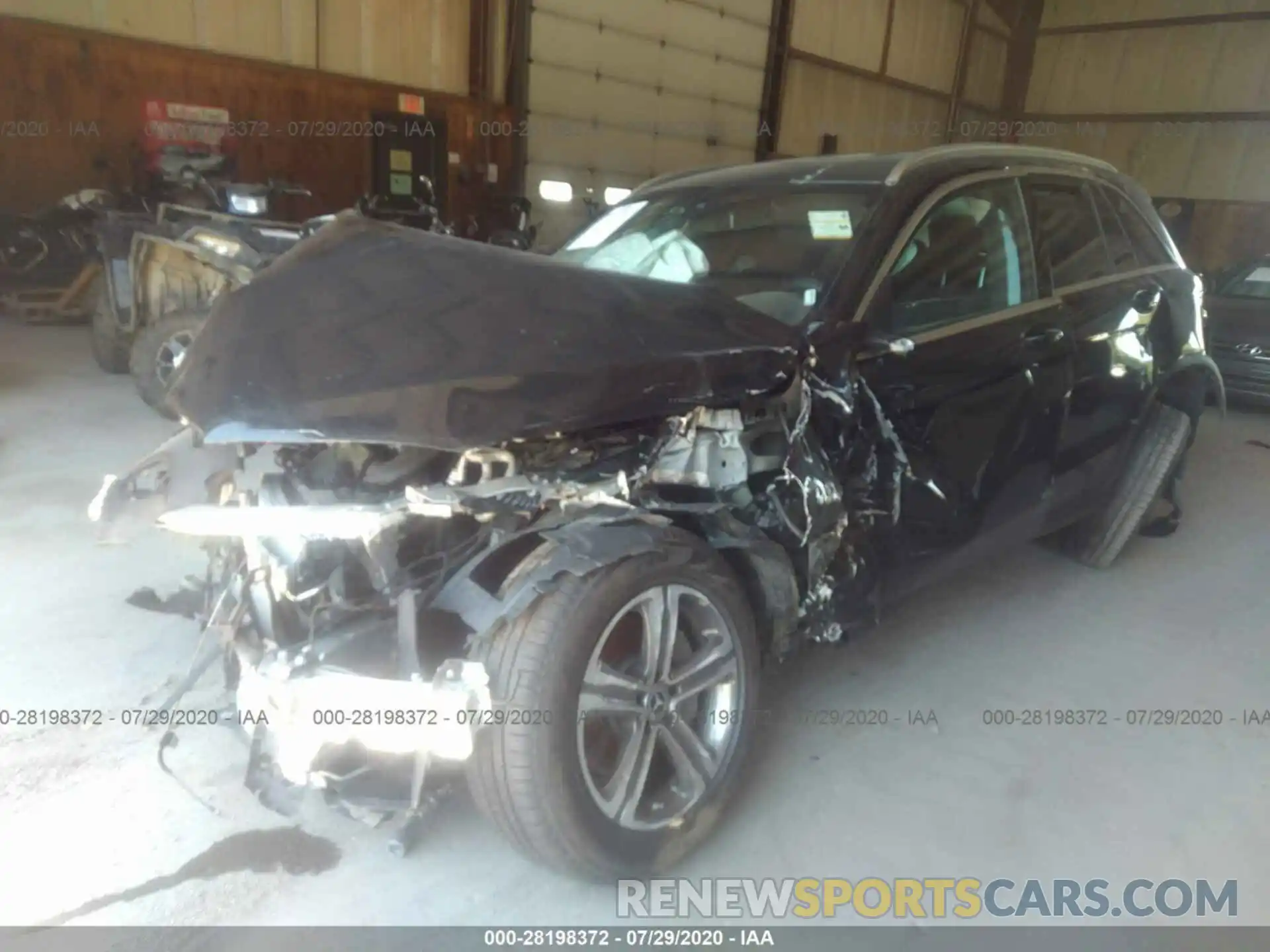2 Фотография поврежденного автомобиля W1N0G8EB7LF771277 MERCEDES-BENZ GLC 2020