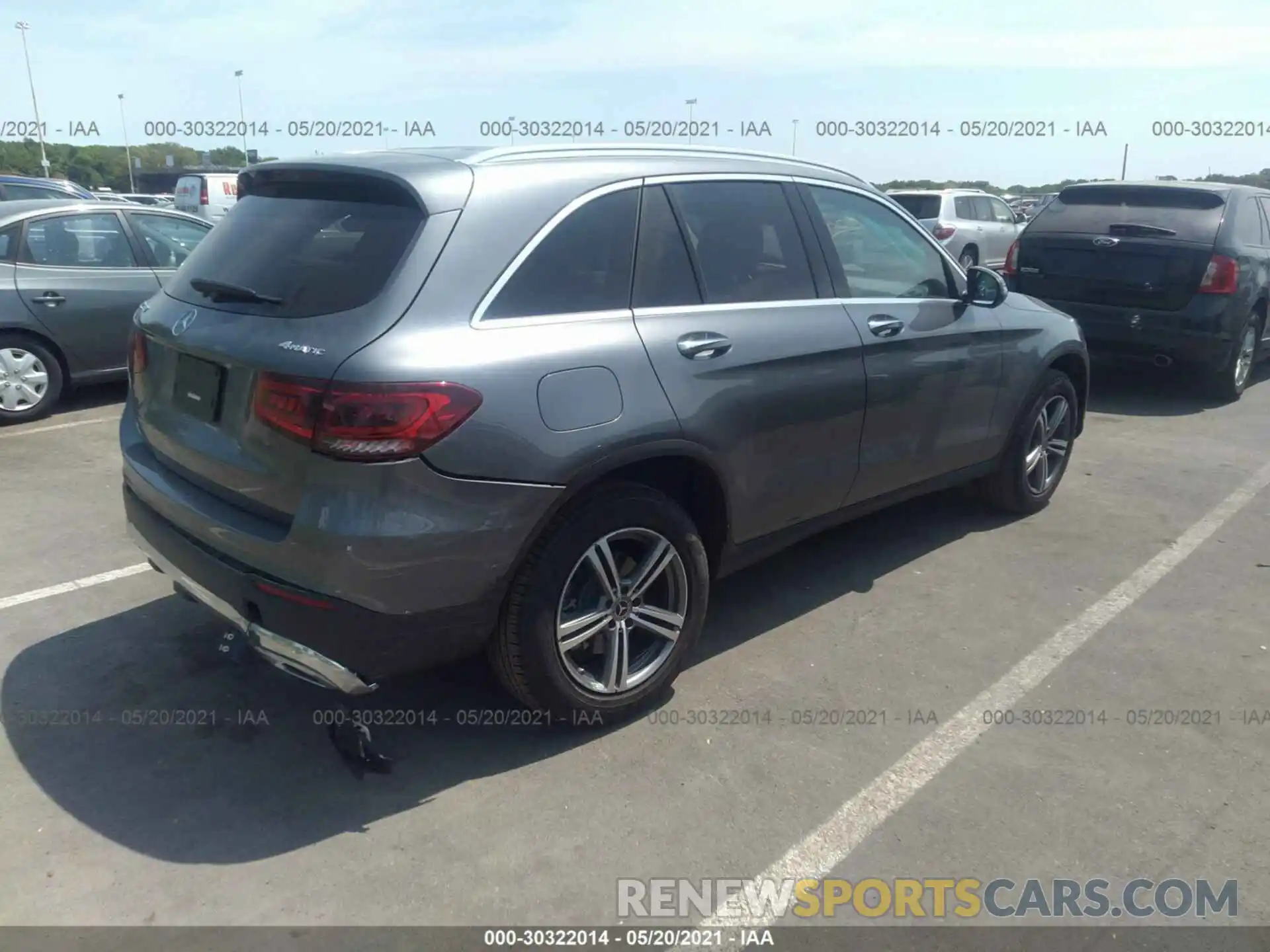 4 Фотография поврежденного автомобиля W1N0G8EB7LF805265 MERCEDES-BENZ GLC 2020