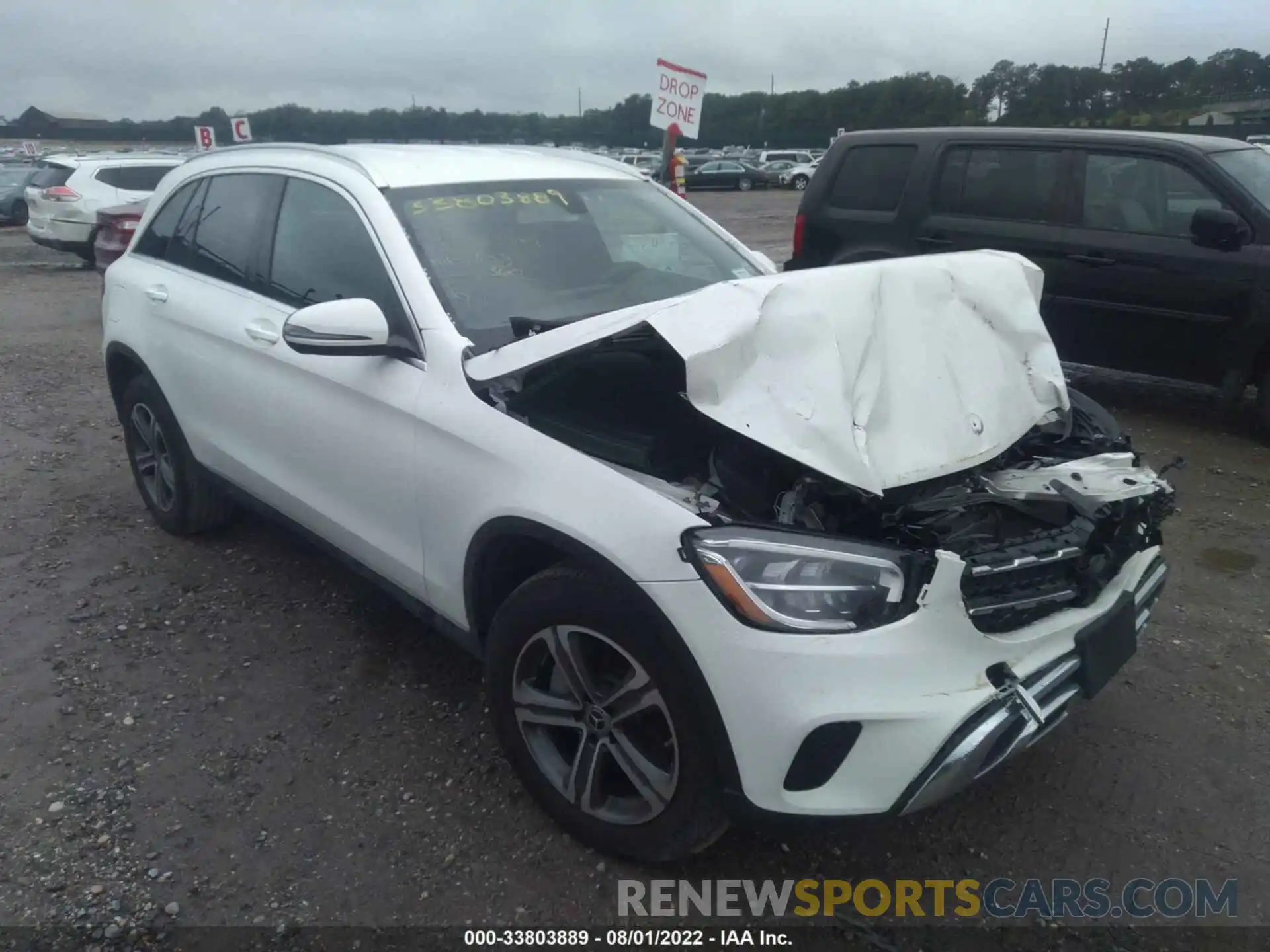 1 Photograph of a damaged car W1N0G8EB7LF829646 MERCEDES-BENZ GLC 2020