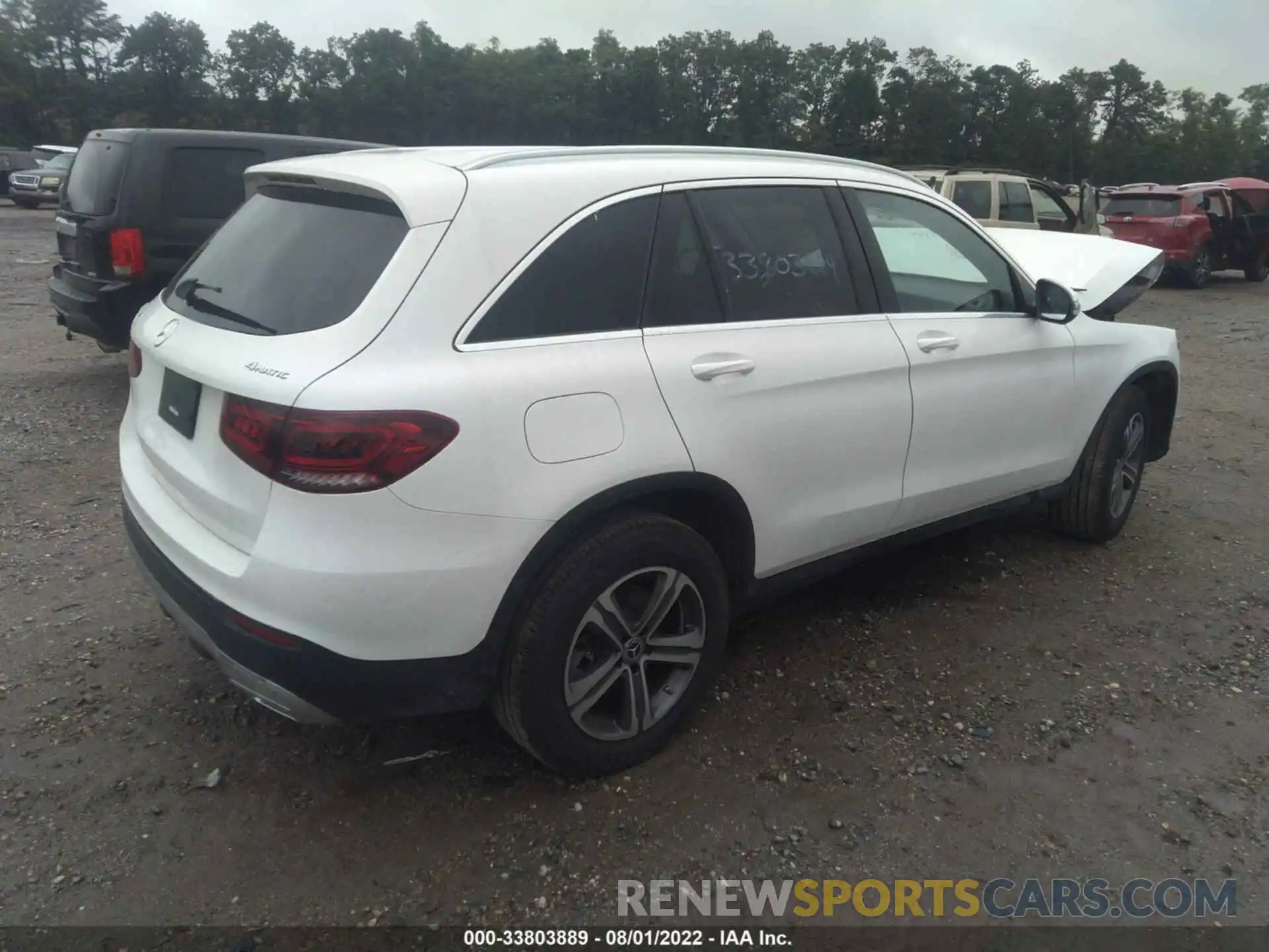 4 Photograph of a damaged car W1N0G8EB7LF829646 MERCEDES-BENZ GLC 2020