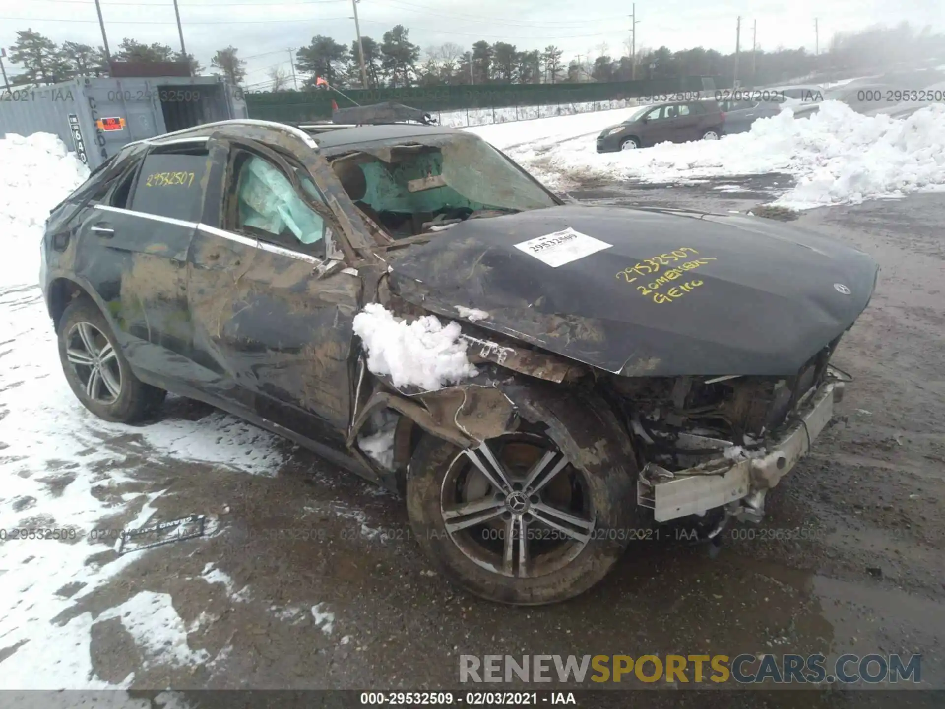 1 Фотография поврежденного автомобиля W1N0G8EB8LF761809 MERCEDES-BENZ GLC 2020