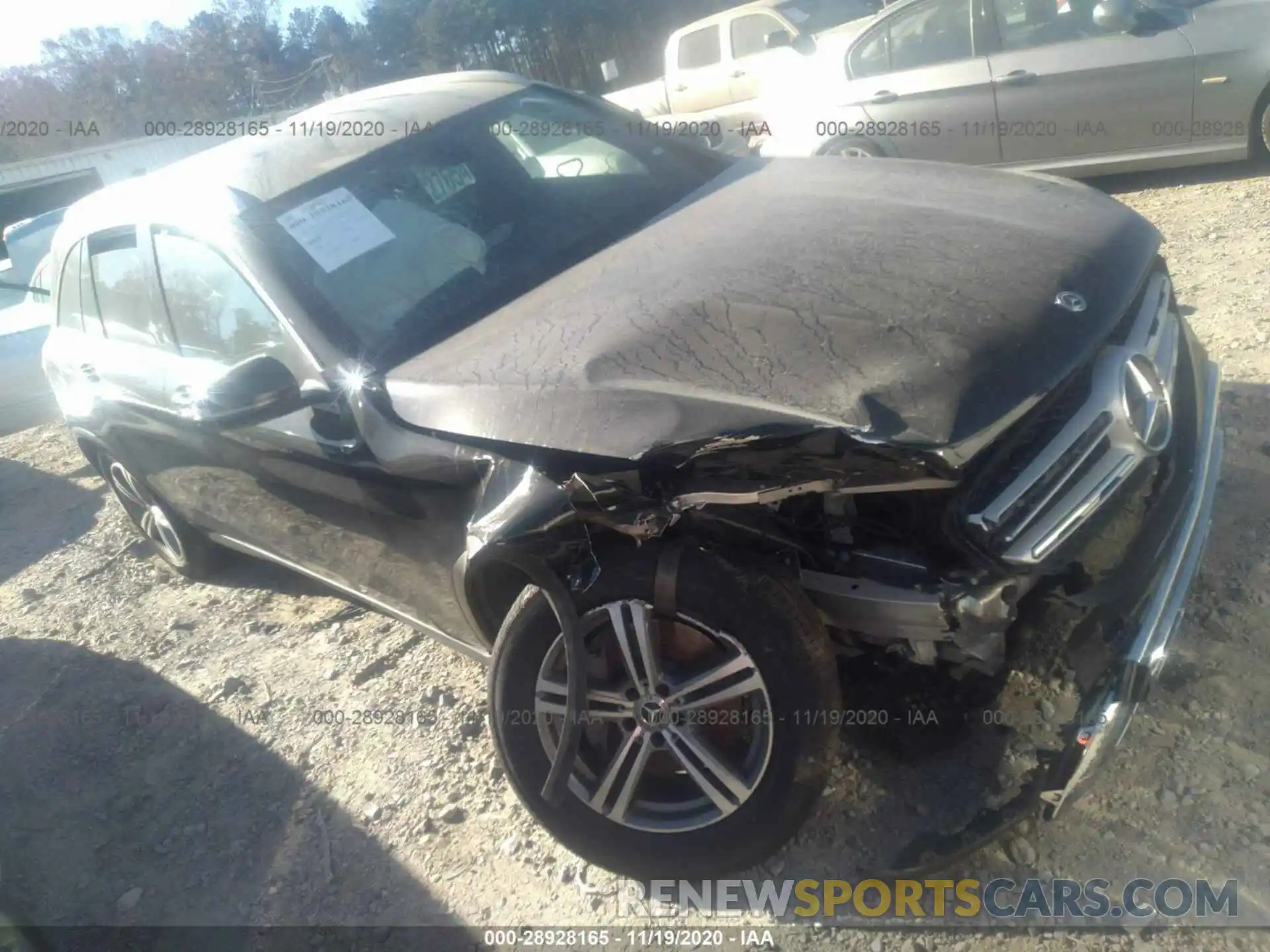 1 Photograph of a damaged car W1N0G8EB8LF781543 MERCEDES-BENZ GLC 2020