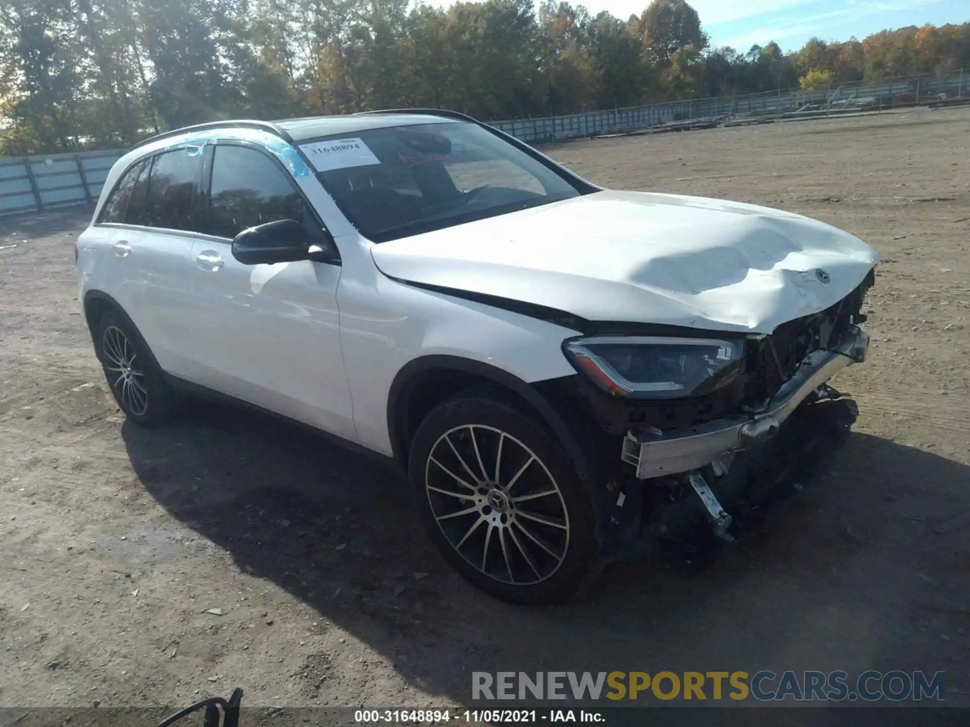 1 Photograph of a damaged car W1N0G8EB8LF818106 MERCEDES-BENZ GLC 2020