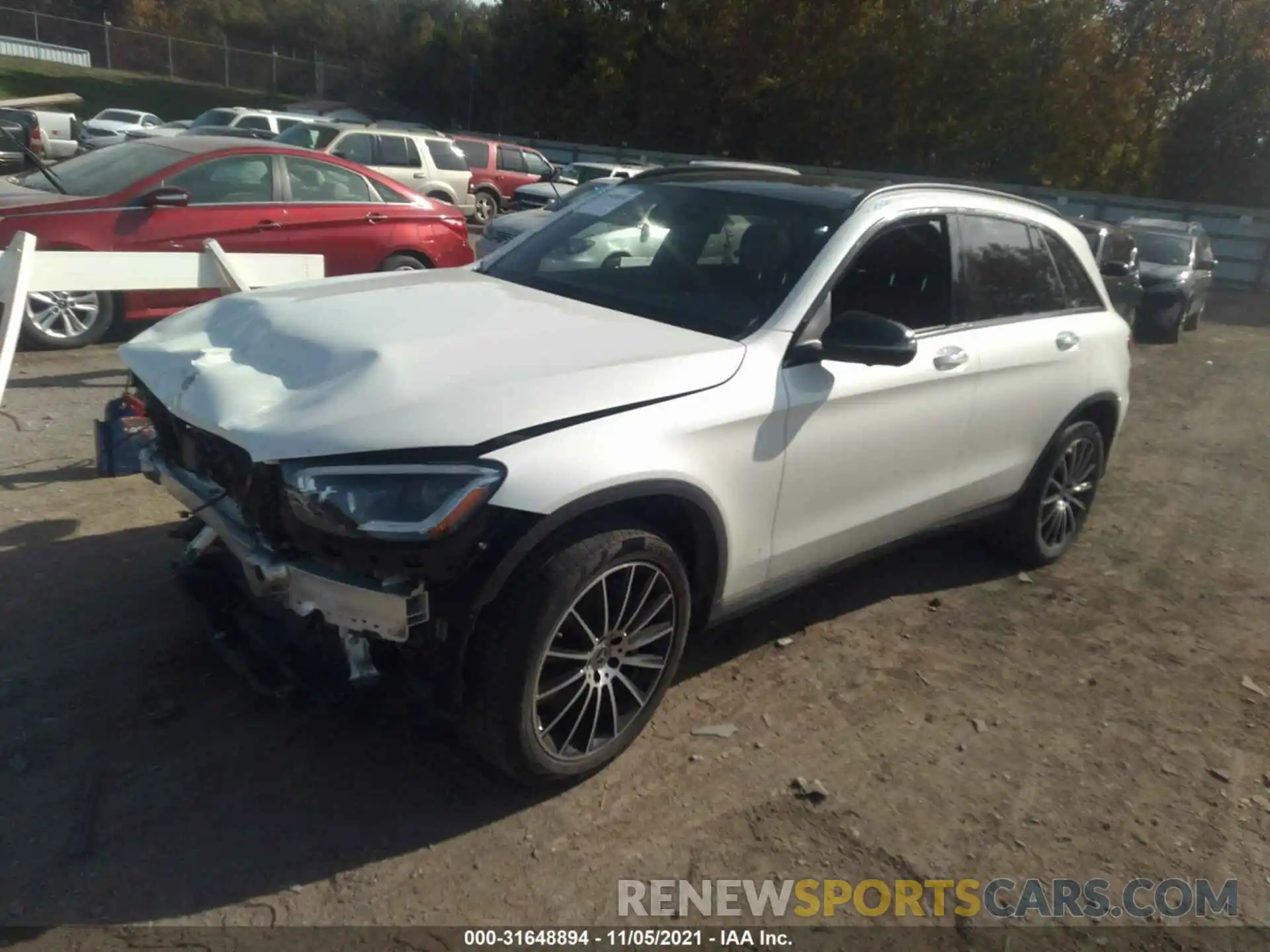 2 Photograph of a damaged car W1N0G8EB8LF818106 MERCEDES-BENZ GLC 2020