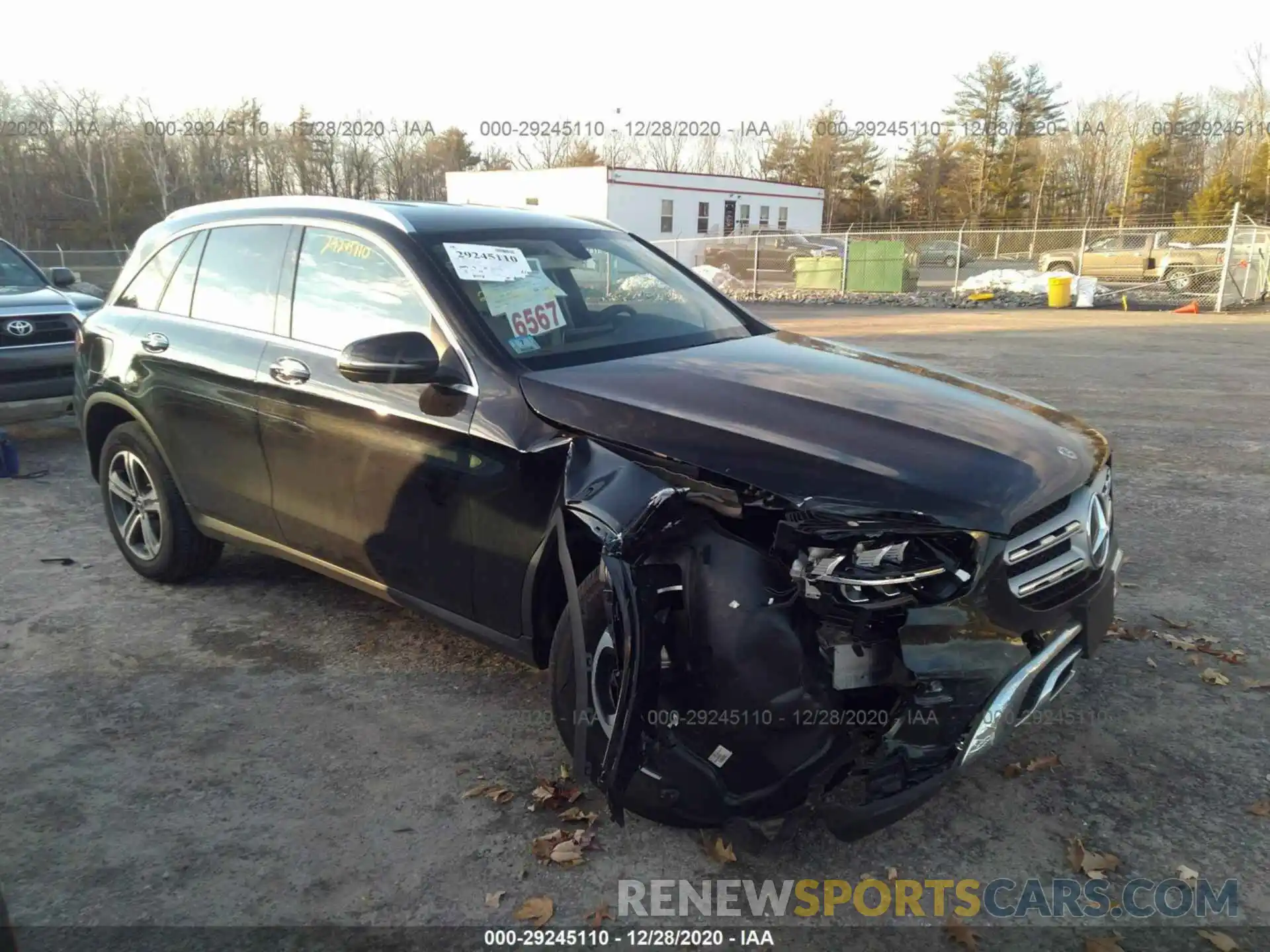 1 Фотография поврежденного автомобиля W1N0G8EBXLF823291 MERCEDES-BENZ GLC 2020