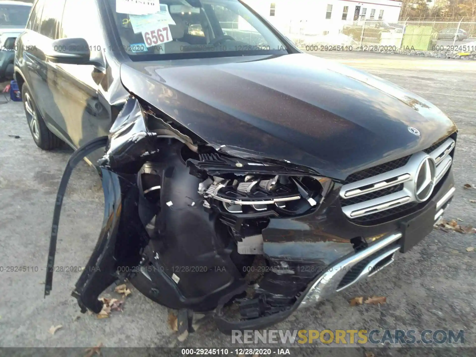 6 Photograph of a damaged car W1N0G8EBXLF823291 MERCEDES-BENZ GLC 2020