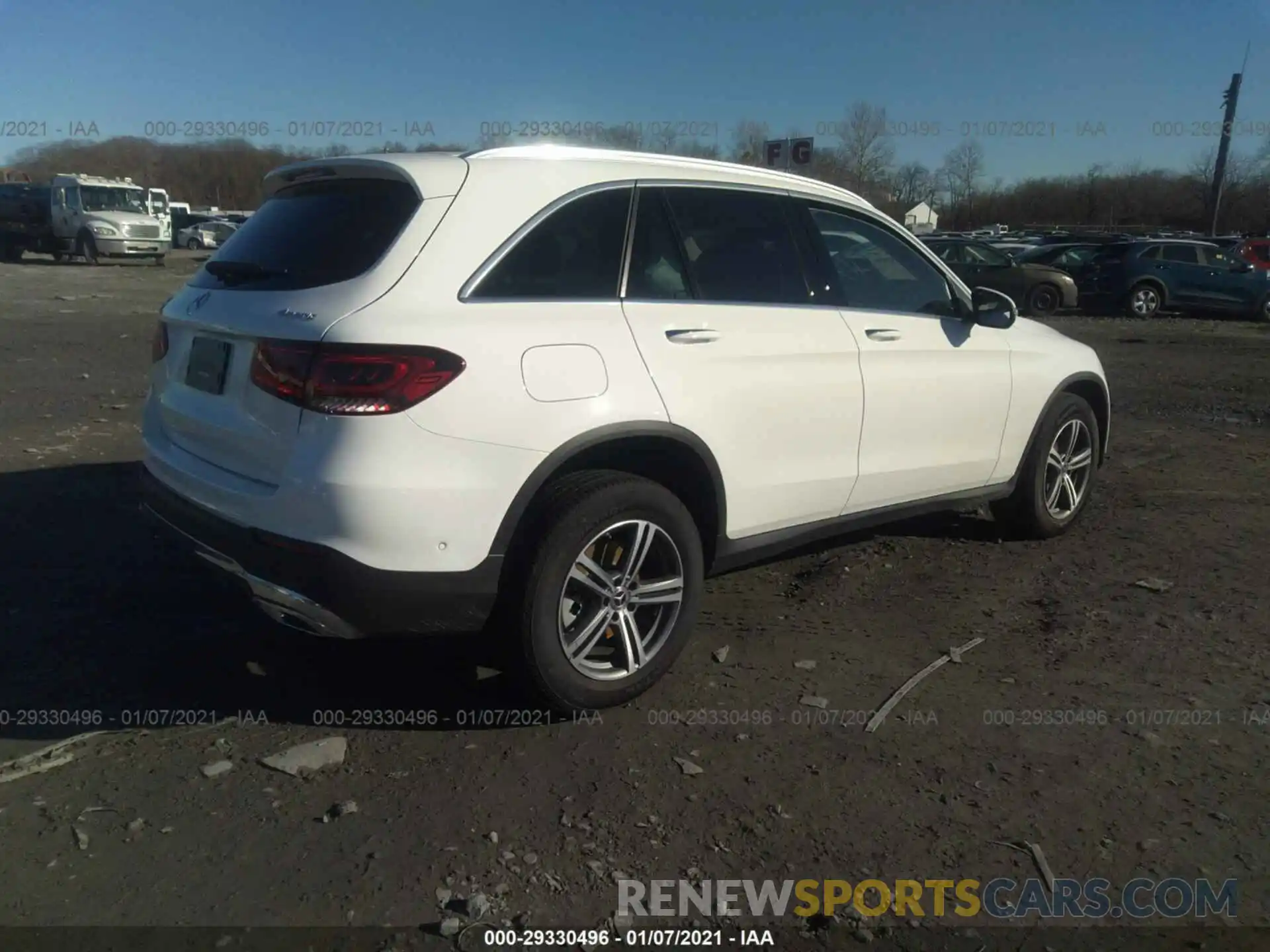 4 Фотография поврежденного автомобиля W1N0G8EBXLF858316 MERCEDES-BENZ GLC 2020