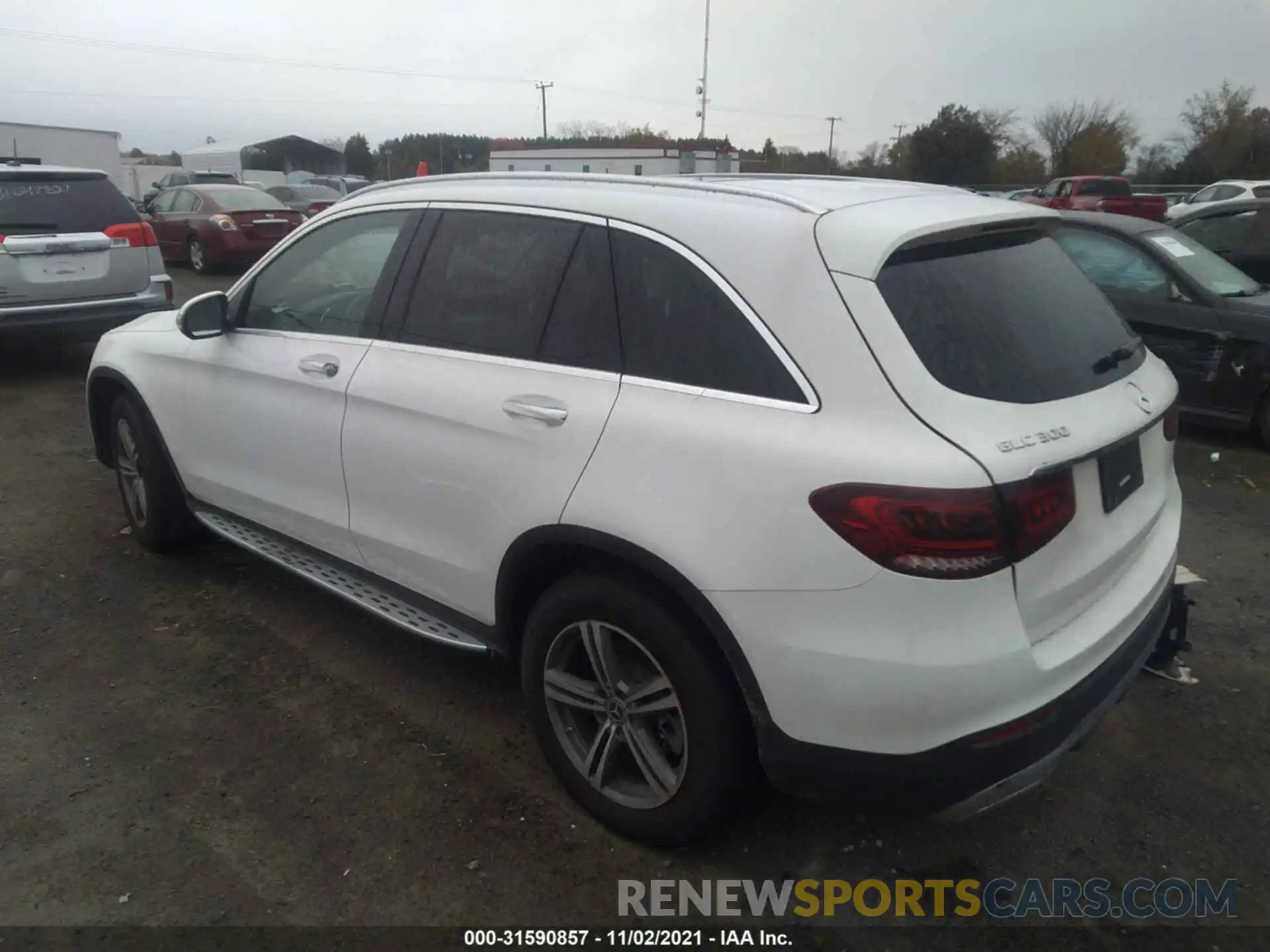 3 Фотография поврежденного автомобиля W1N0G8EBXLF865556 MERCEDES-BENZ GLC 2020