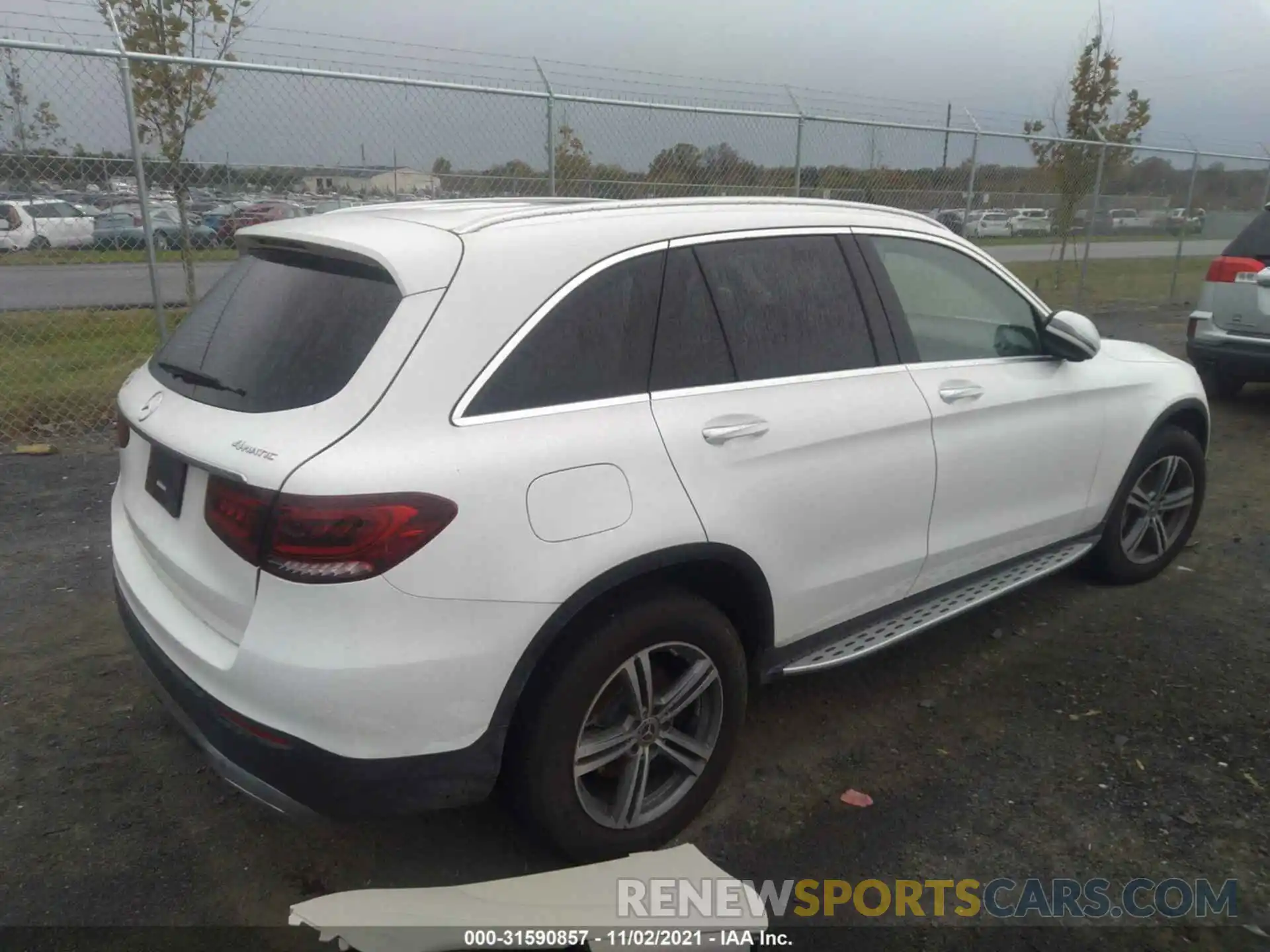 4 Фотография поврежденного автомобиля W1N0G8EBXLF865556 MERCEDES-BENZ GLC 2020