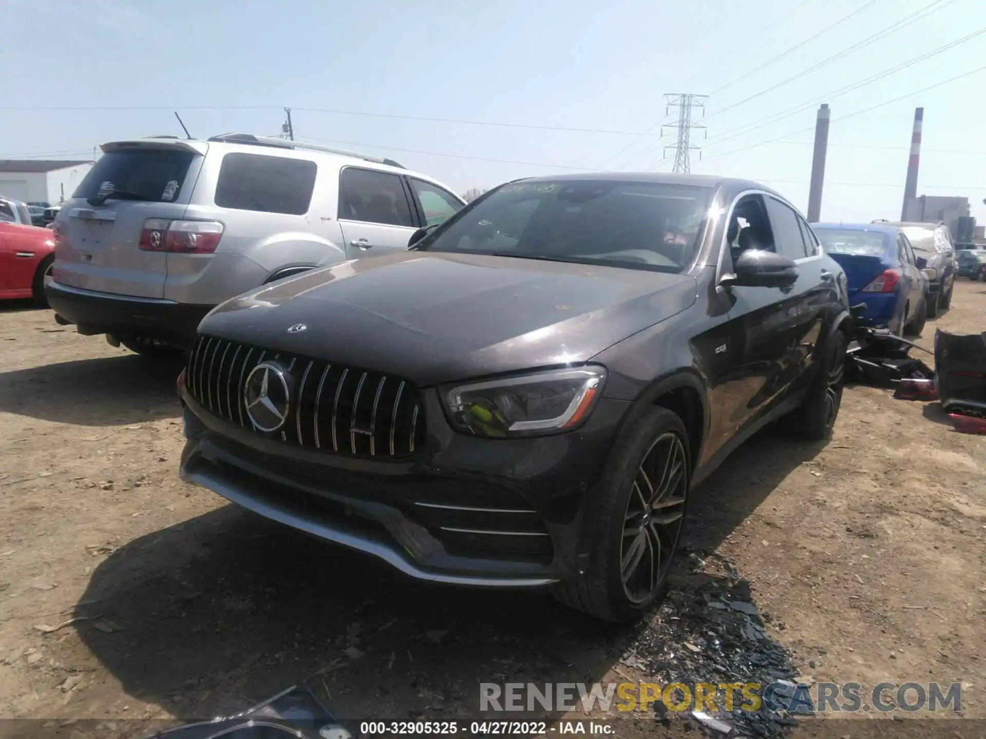 2 Фотография поврежденного автомобиля W1N0J6EB5LF783241 MERCEDES-BENZ GLC 2020