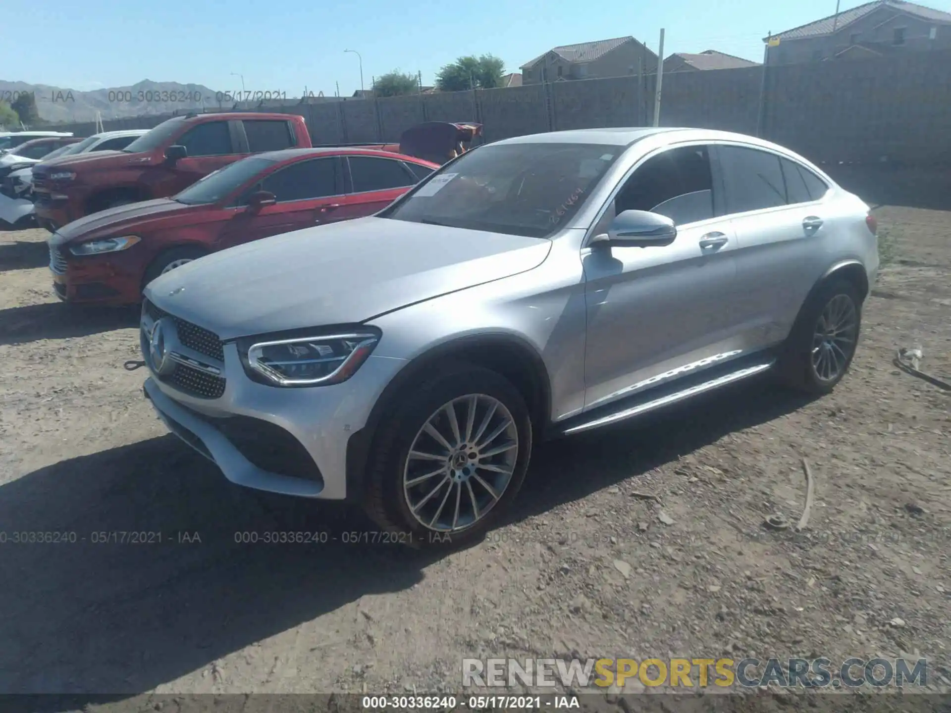 2 Фотография поврежденного автомобиля W1N0J8EB5LF861464 MERCEDES-BENZ GLC 2020