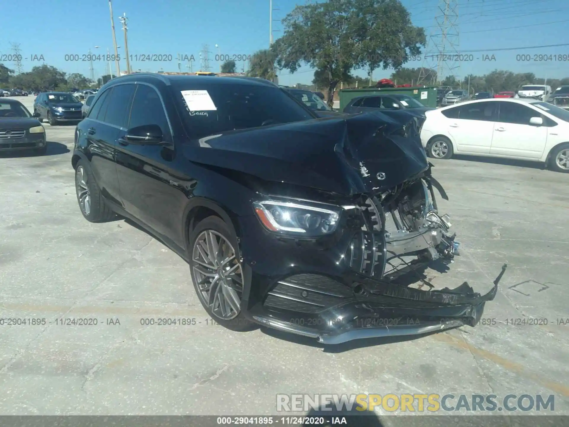 1 Photograph of a damaged car WDC0G6EB1LF743397 MERCEDES-BENZ GLC 2020