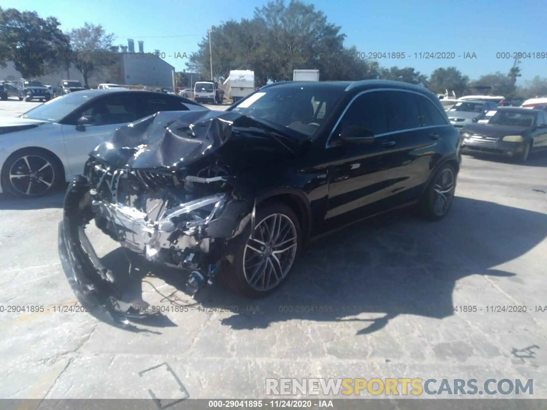 2 Photograph of a damaged car WDC0G6EB1LF743397 MERCEDES-BENZ GLC 2020