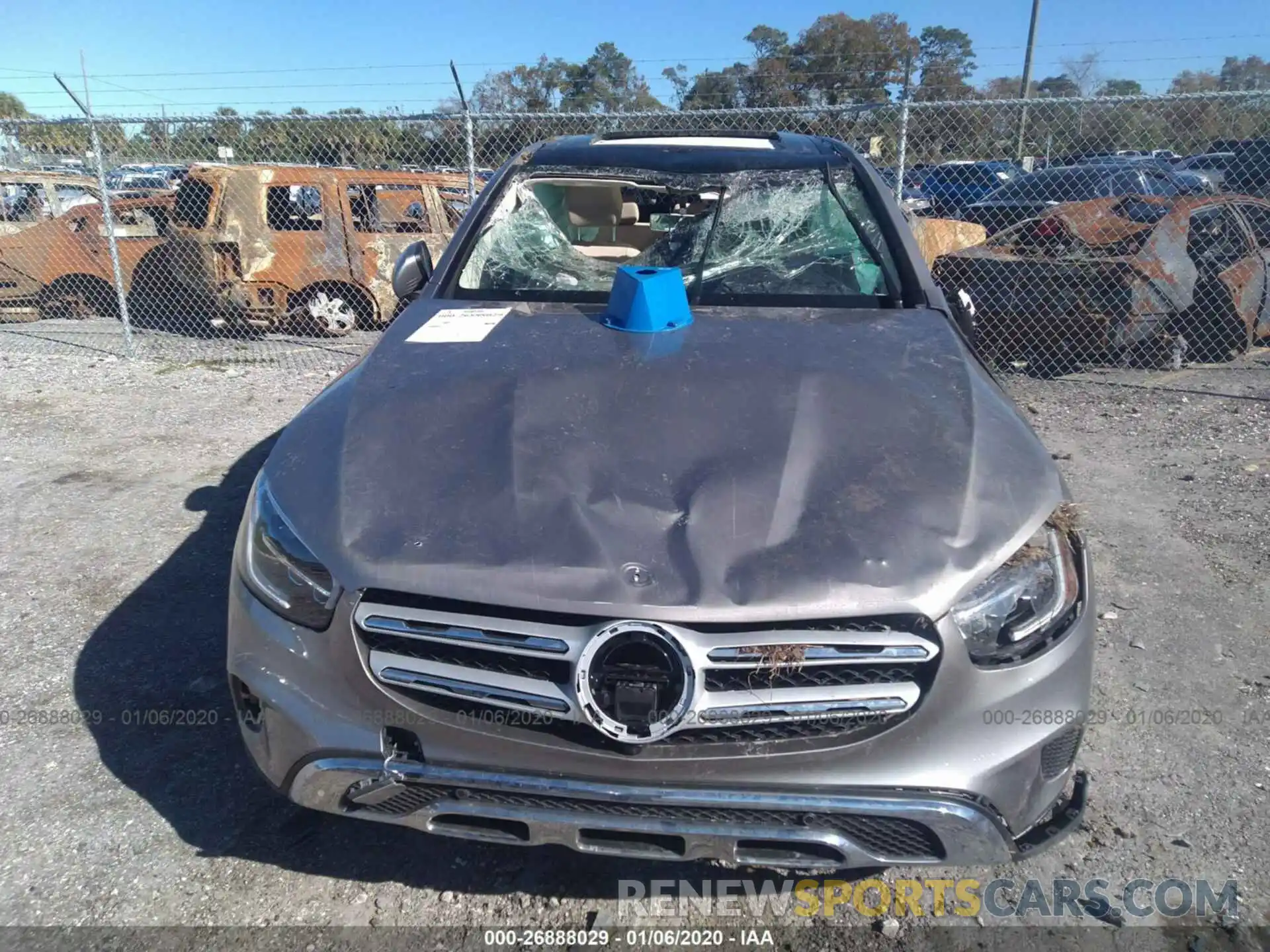 6 Фотография поврежденного автомобиля WDC0G8DB4LF697822 MERCEDES-BENZ GLC 2020