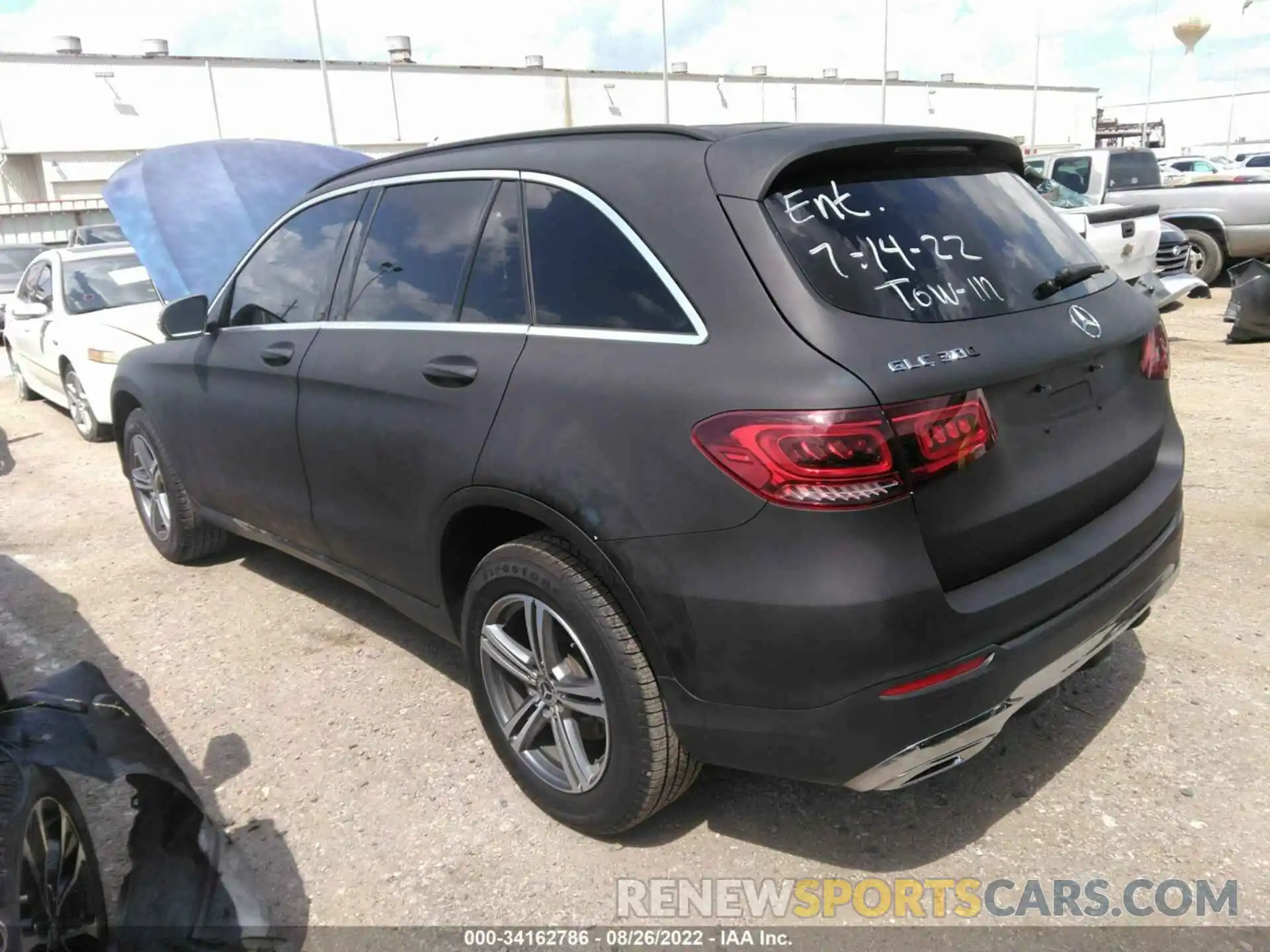 3 Фотография поврежденного автомобиля WDC0G8DB9LF736324 MERCEDES-BENZ GLC 2020