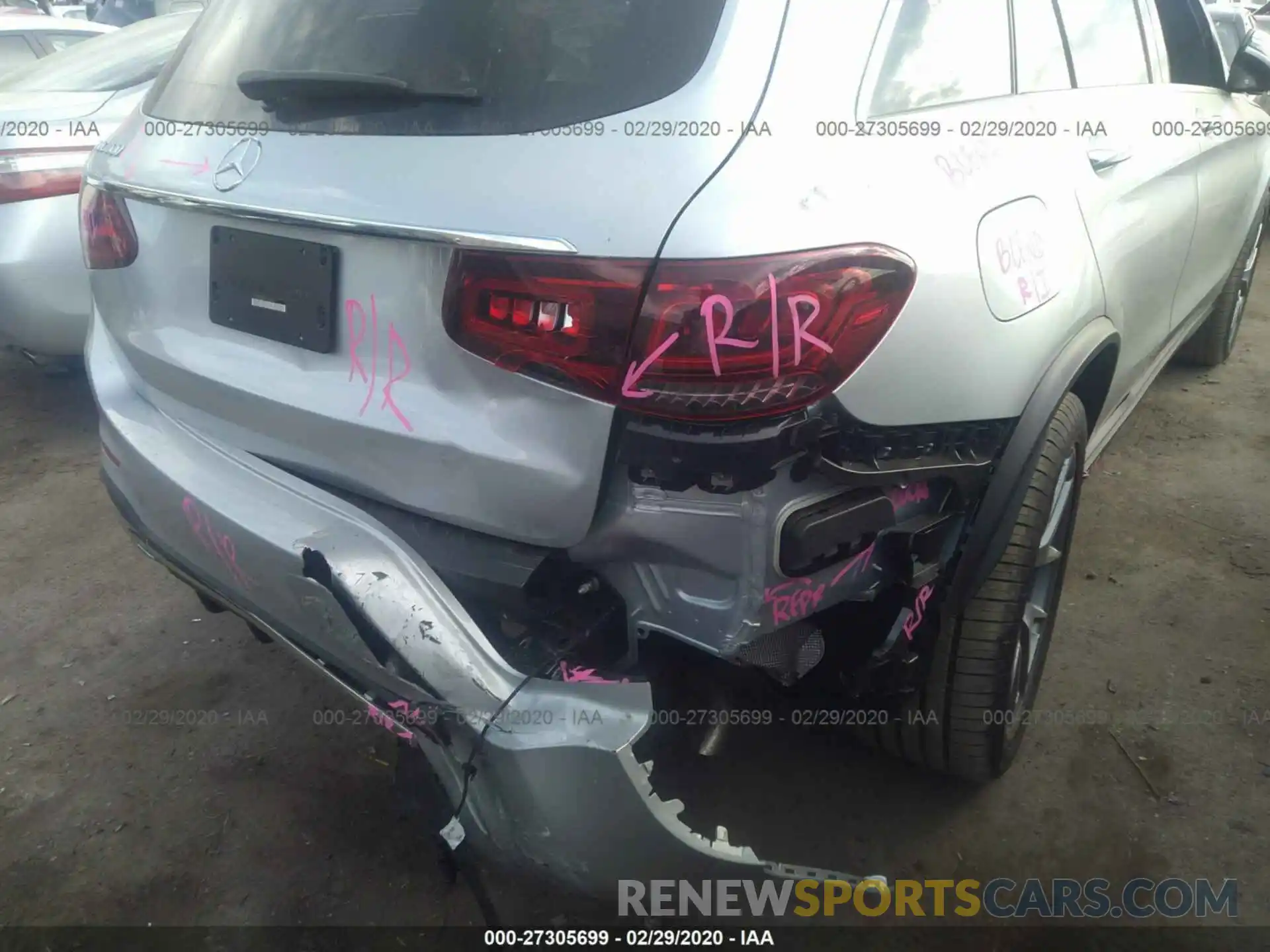 6 Photograph of a damaged car WDC0G8DB9LF742608 MERCEDES-BENZ GLC 2020