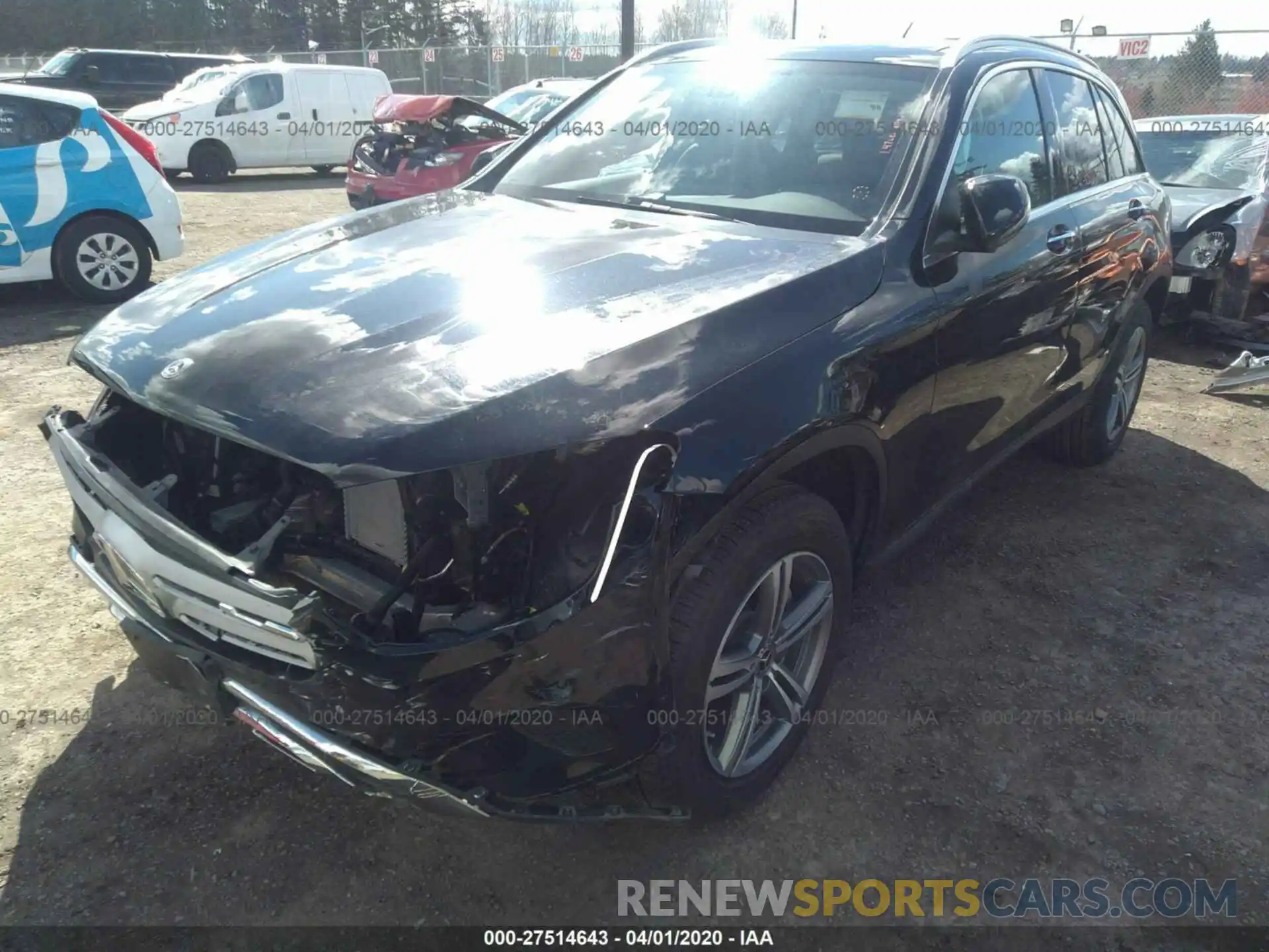 2 Photograph of a damaged car WDC0G8EB0LF708023 MERCEDES-BENZ GLC 2020