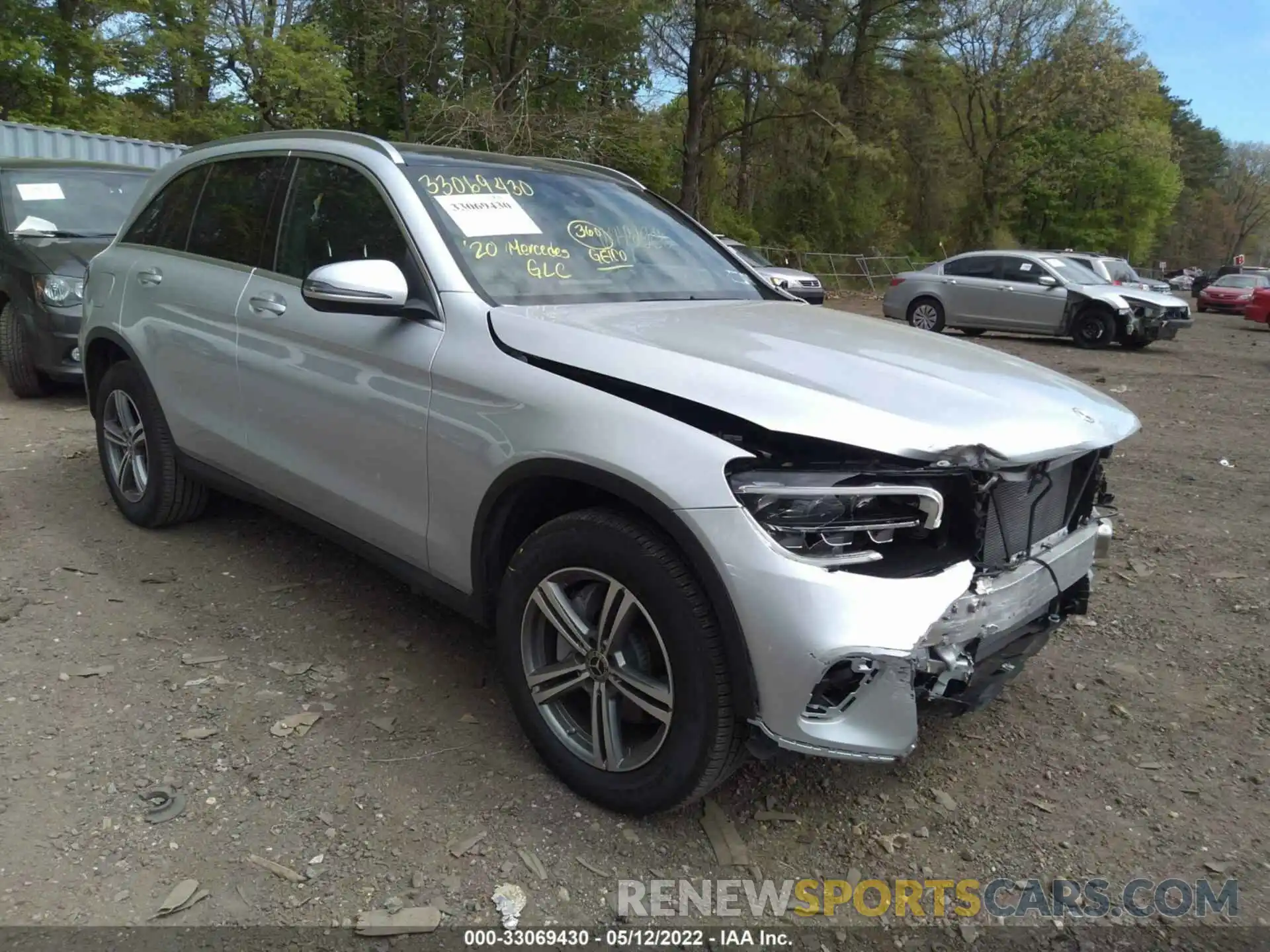 1 Photograph of a damaged car WDC0G8EB0LF727719 MERCEDES-BENZ GLC 2020