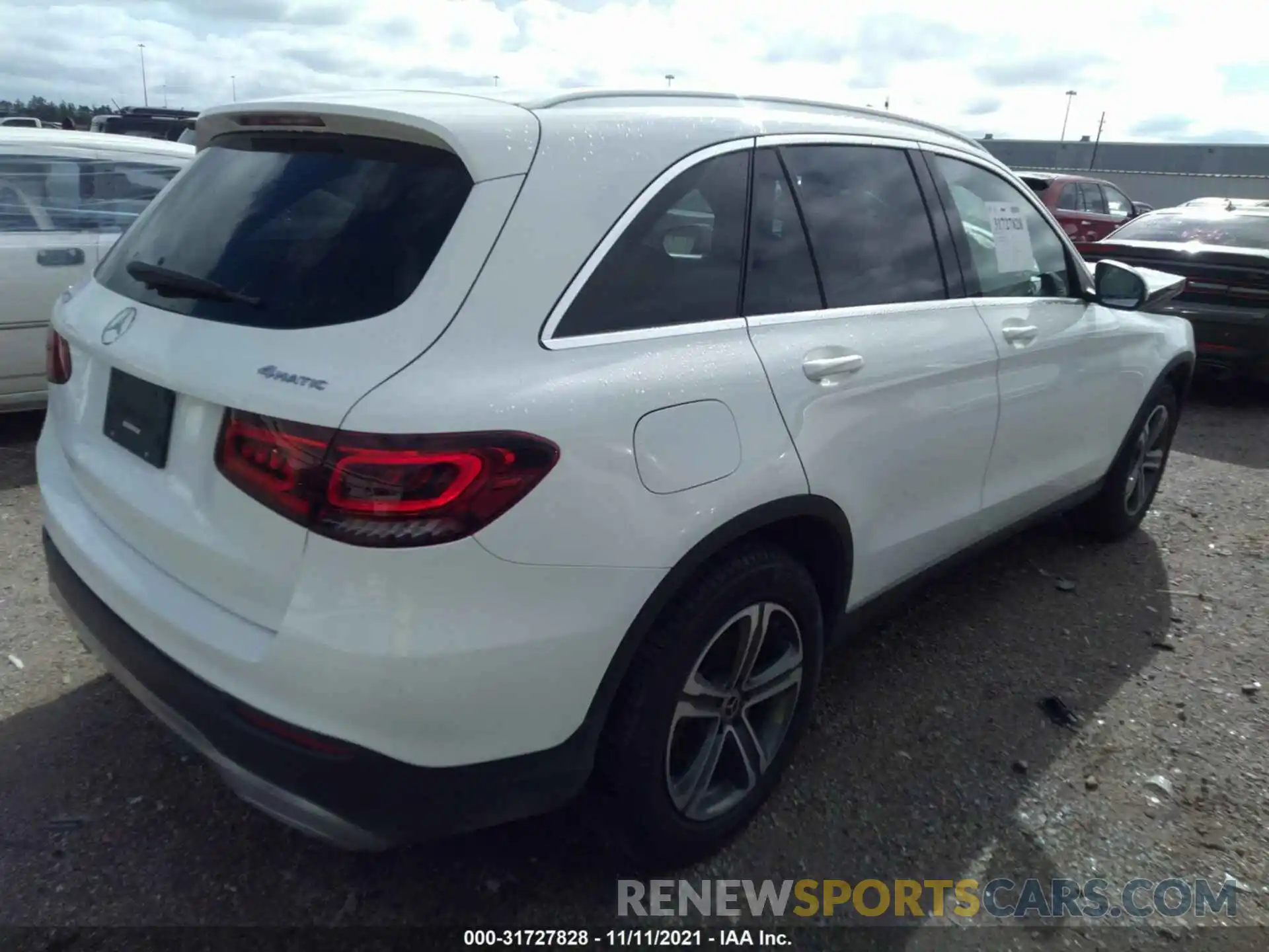 4 Фотография поврежденного автомобиля WDC0G8EB0LF740423 MERCEDES-BENZ GLC 2020