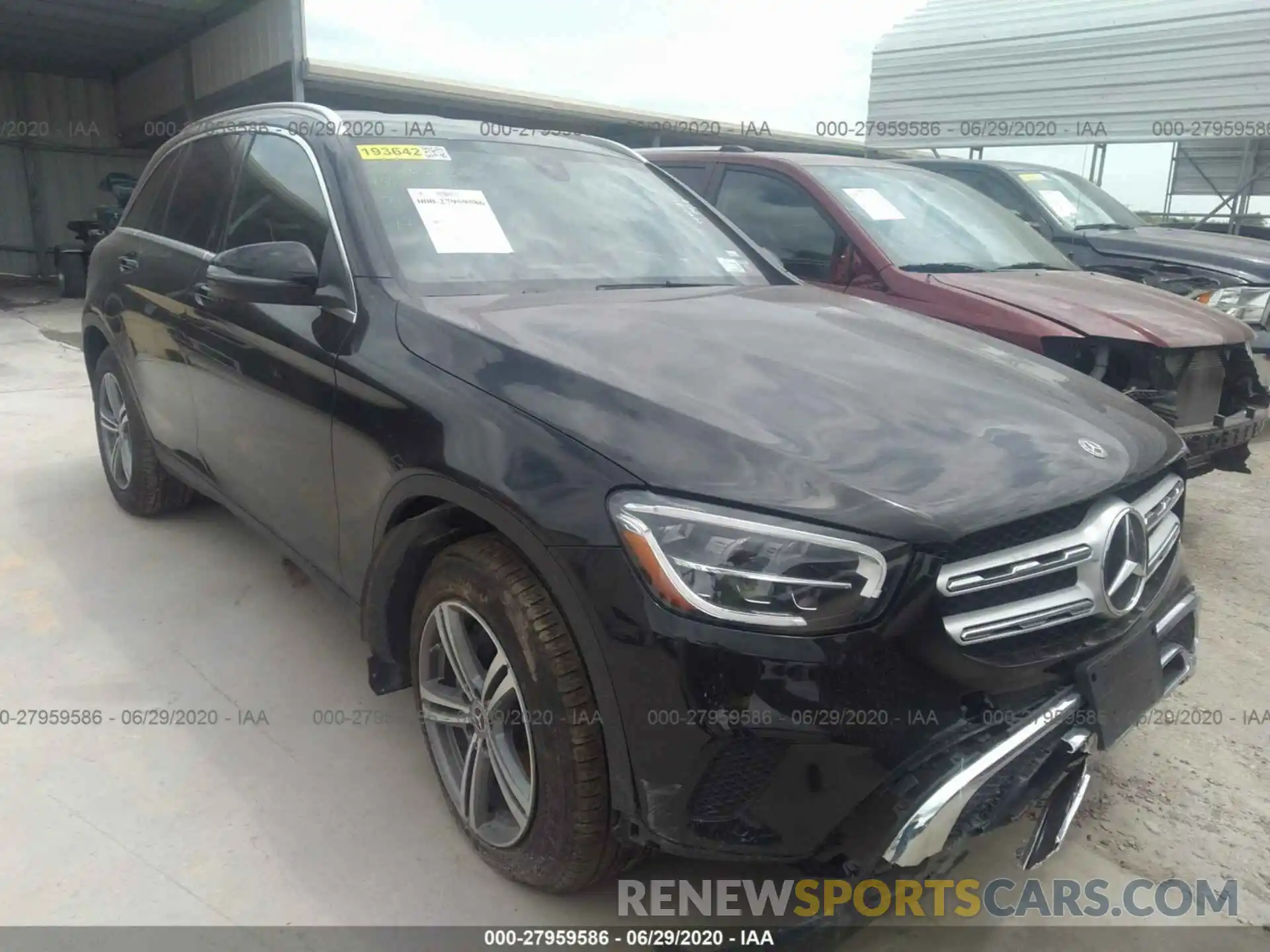 1 Photograph of a damaged car WDC0G8EB1LF711724 MERCEDES-BENZ GLC 2020