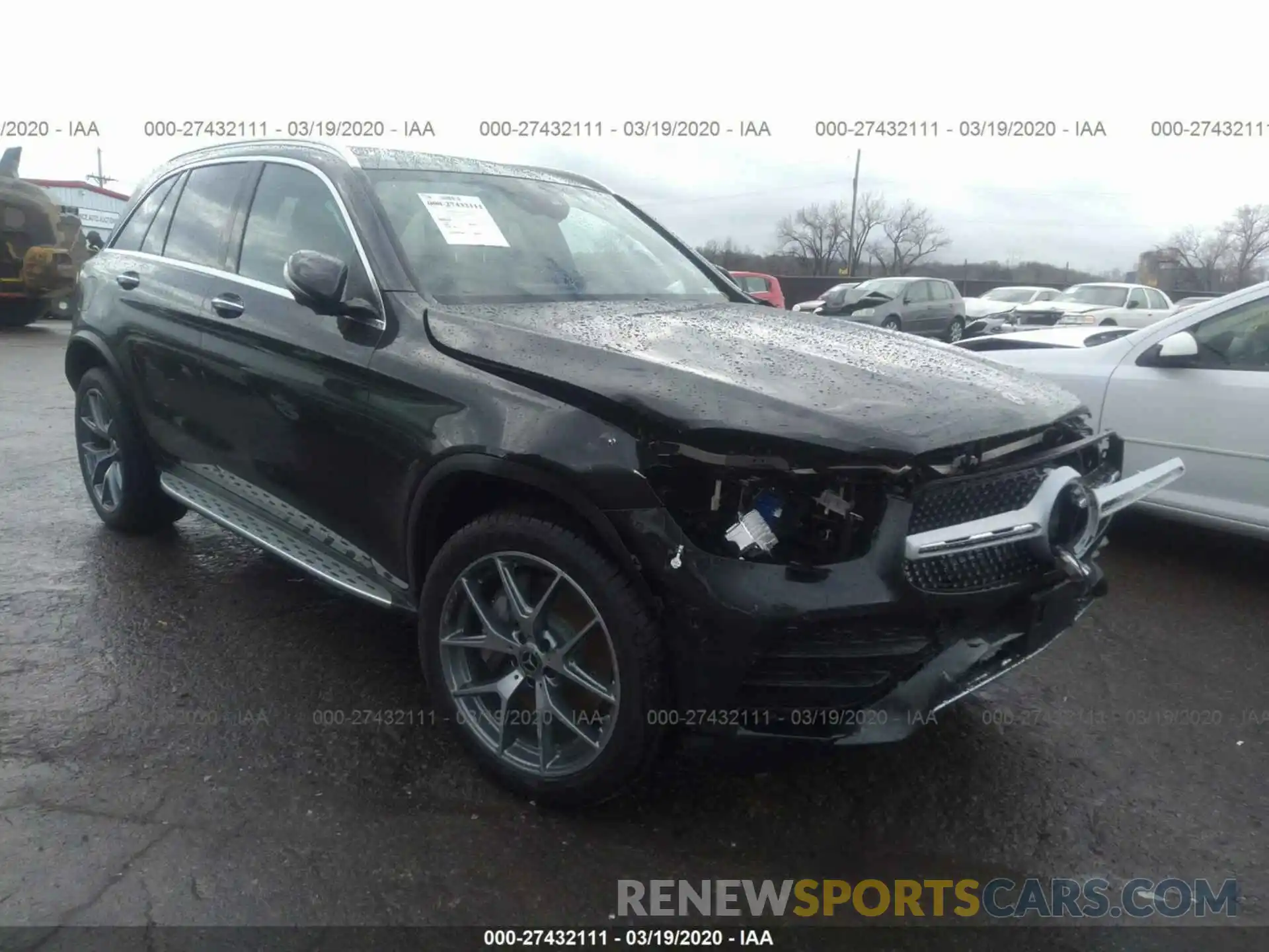 1 Photograph of a damaged car WDC0G8EB2LF694223 MERCEDES-BENZ GLC 2020