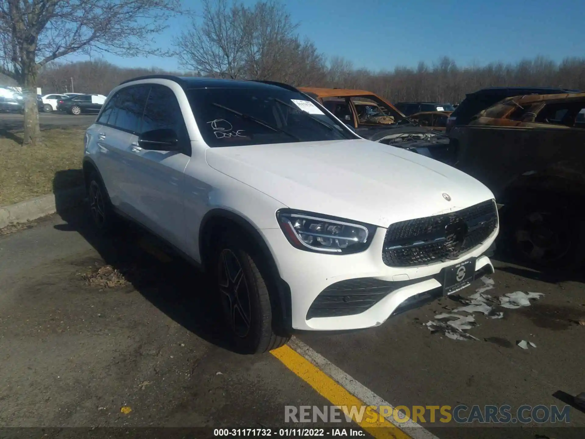 1 Photograph of a damaged car WDC0G8EB2LF732520 MERCEDES-BENZ GLC 2020