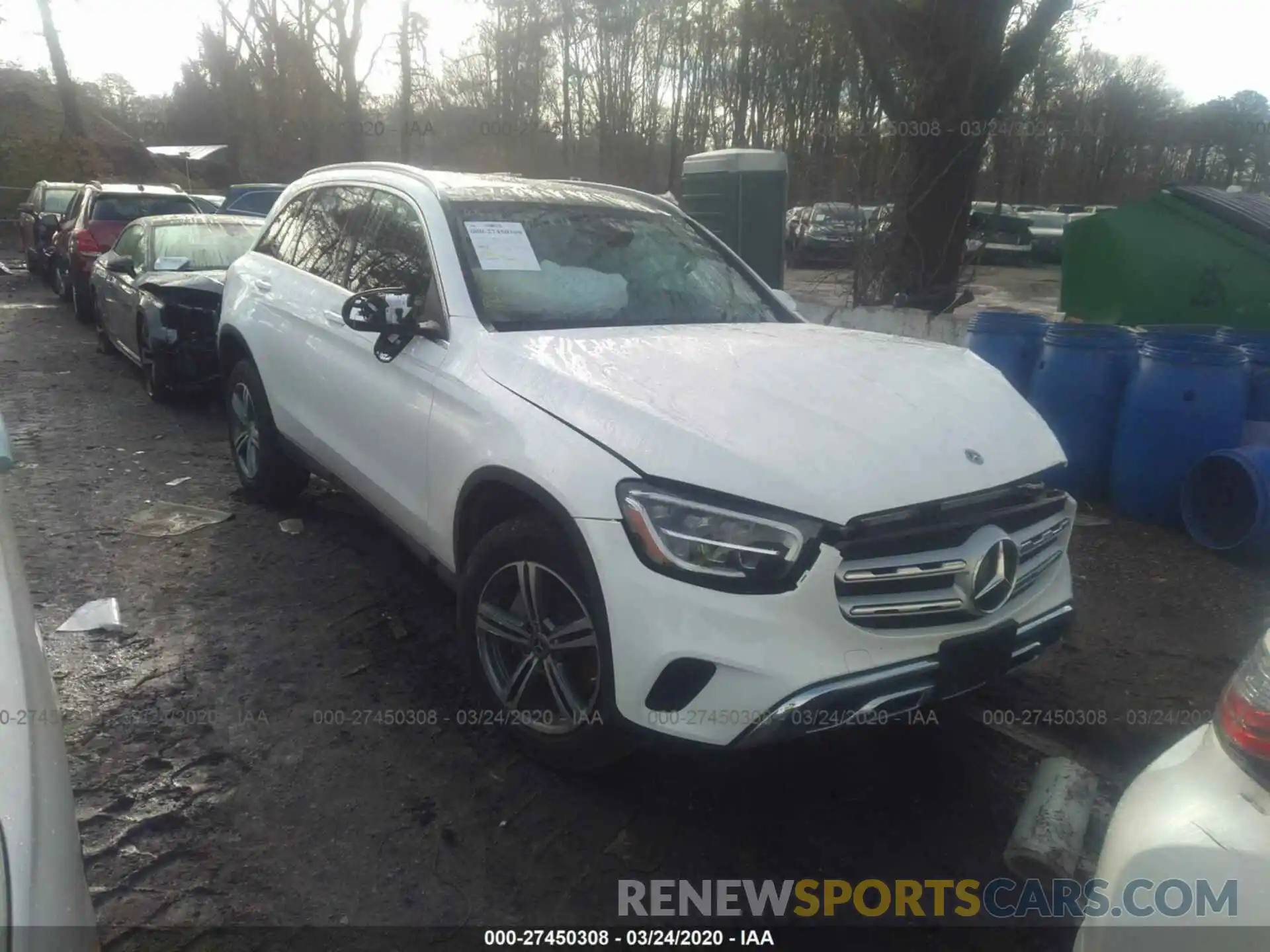 1 Photograph of a damaged car WDC0G8EB2LF743663 MERCEDES-BENZ GLC 2020