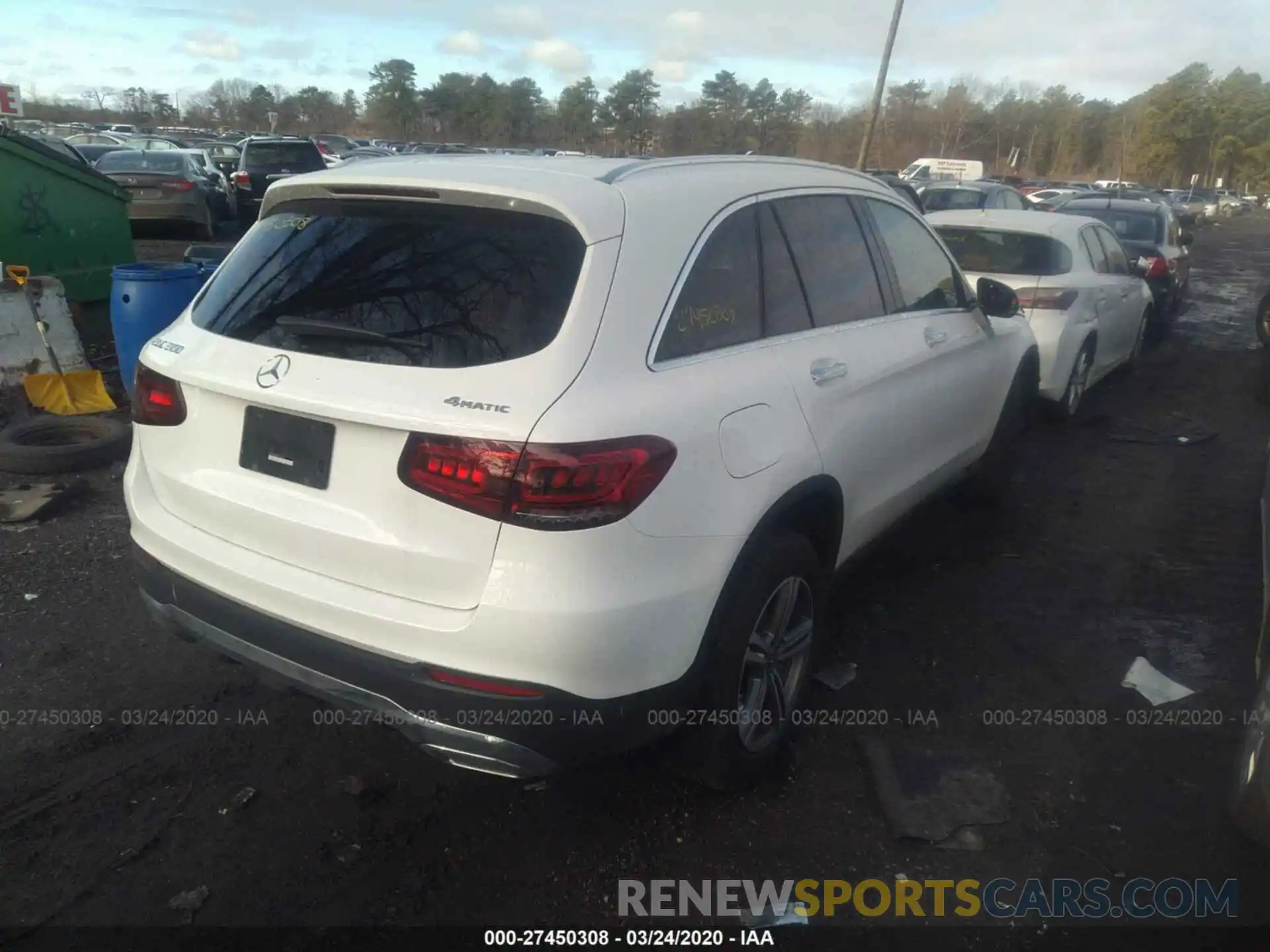 4 Photograph of a damaged car WDC0G8EB2LF743663 MERCEDES-BENZ GLC 2020