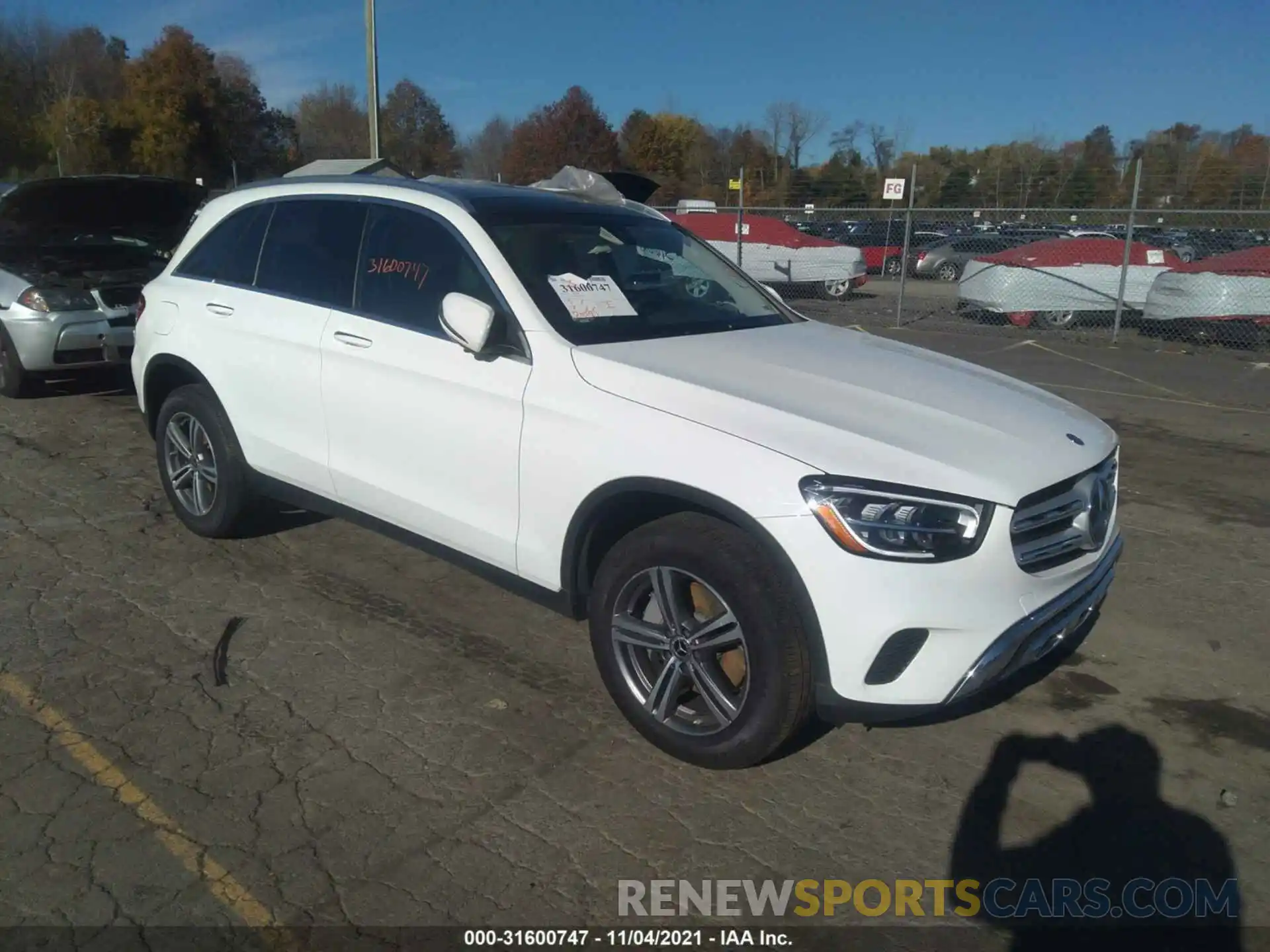 1 Photograph of a damaged car WDC0G8EB3LF715533 MERCEDES-BENZ GLC 2020