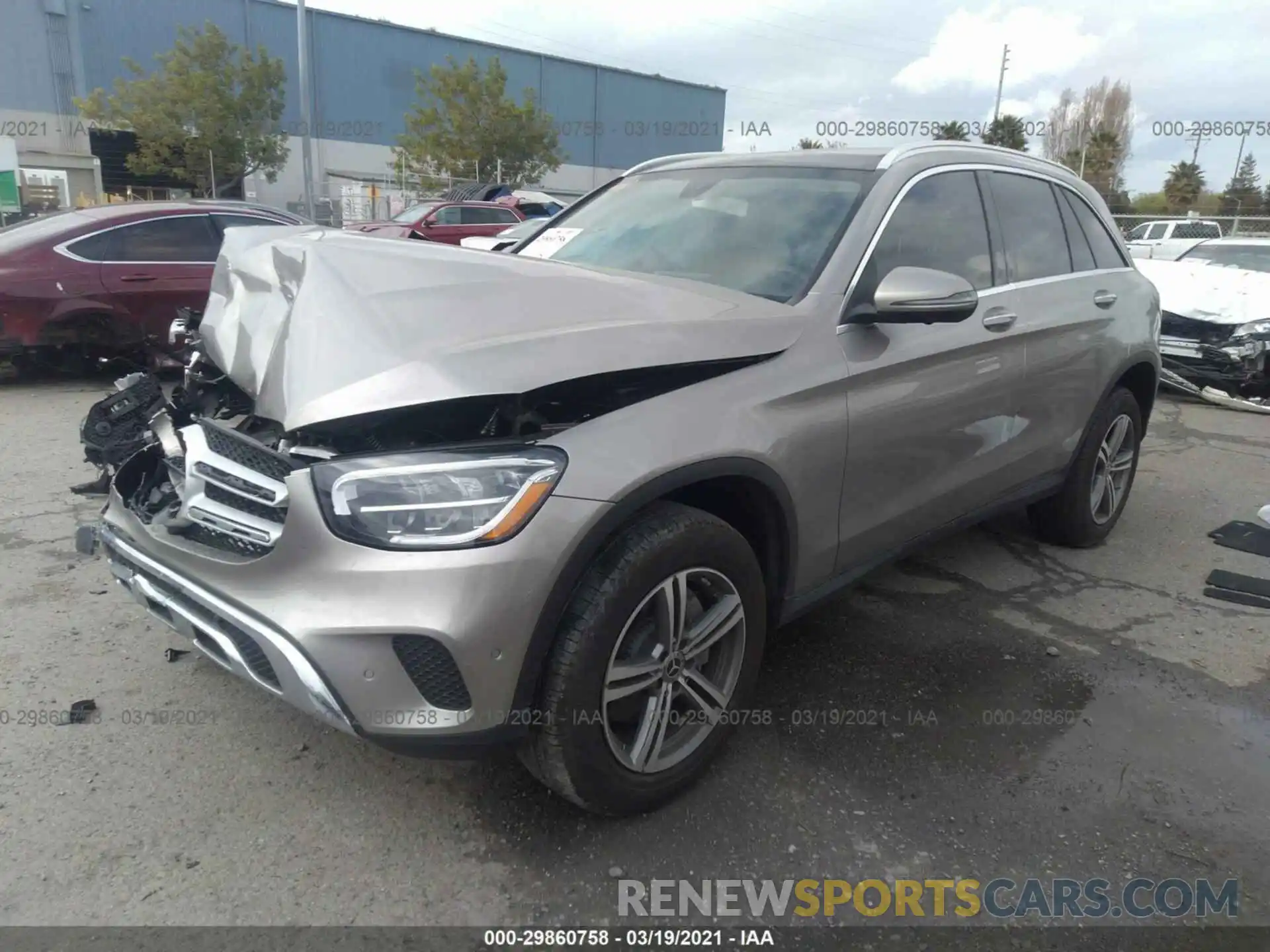 2 Photograph of a damaged car WDC0G8EB4LF737699 MERCEDES-BENZ GLC 2020