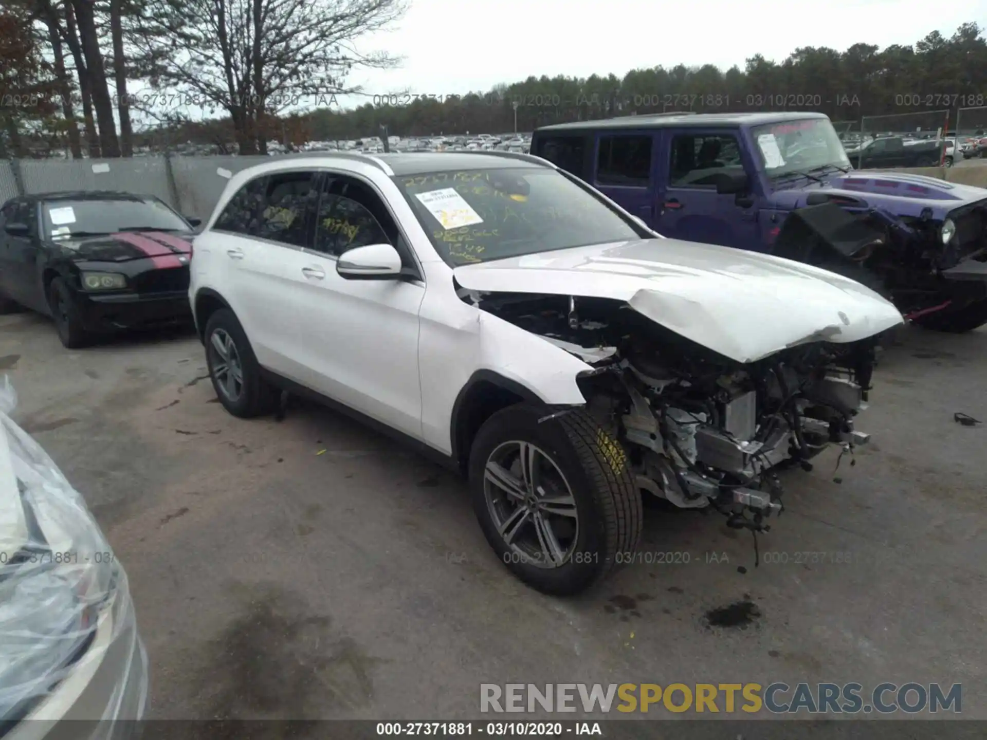 1 Photograph of a damaged car WDC0G8EB5LF687511 MERCEDES-BENZ GLC 2020