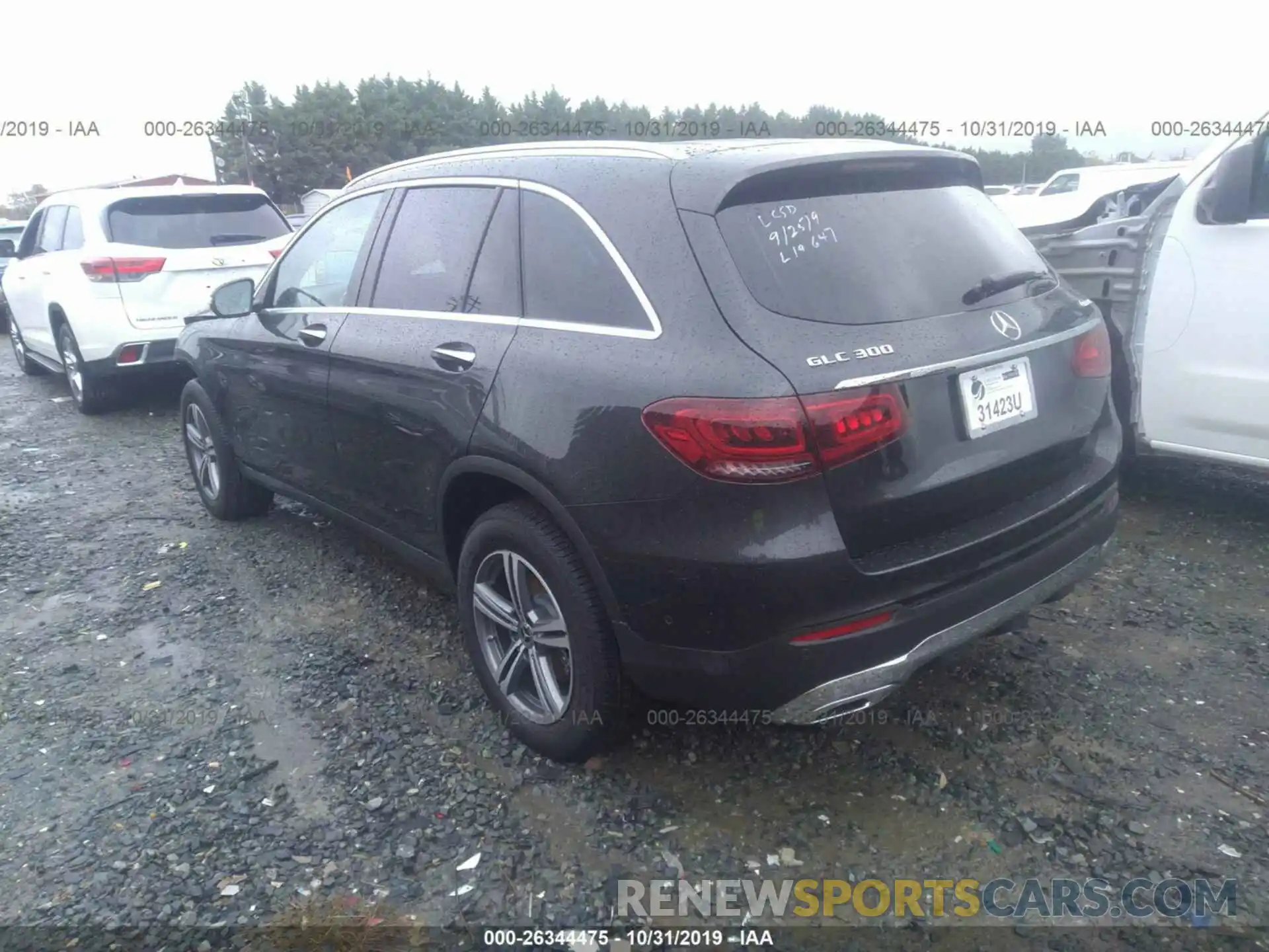 3 Фотография поврежденного автомобиля WDC0G8EB7LF704972 MERCEDES-BENZ GLC 2020