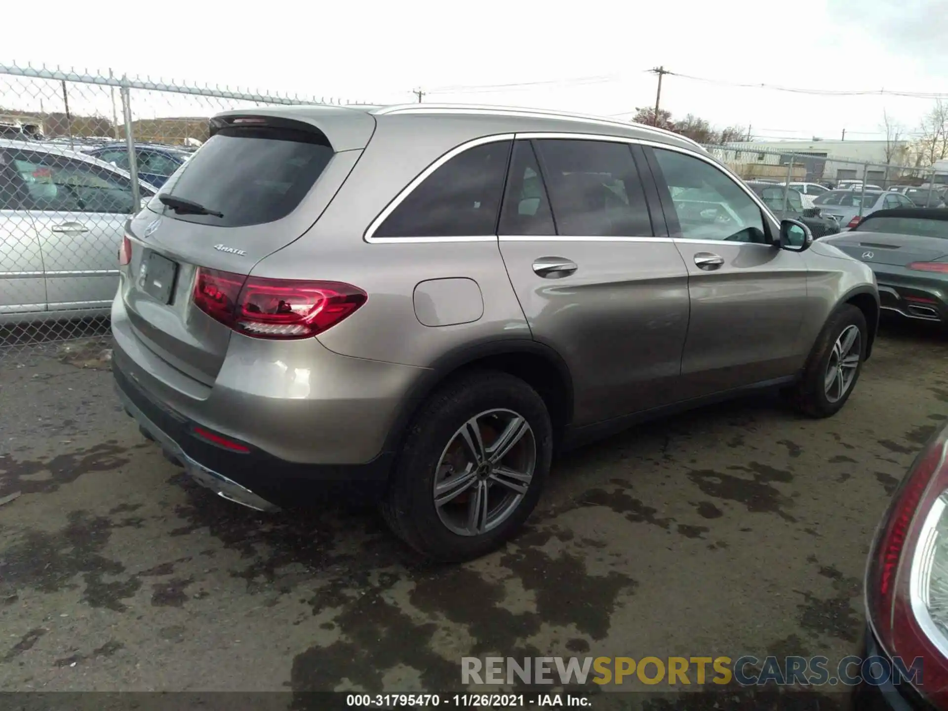 4 Photograph of a damaged car WDC0G8EB7LF722064 MERCEDES-BENZ GLC 2020